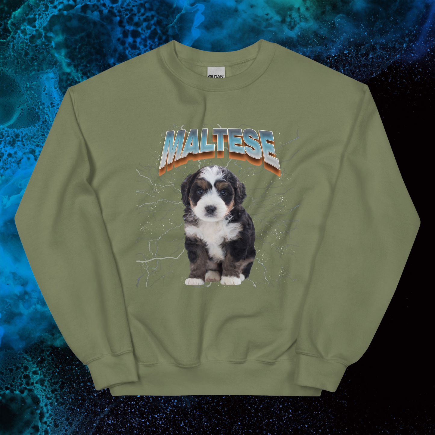 Lightning Sweatshirt for Men Gift For Women and Dog Lover