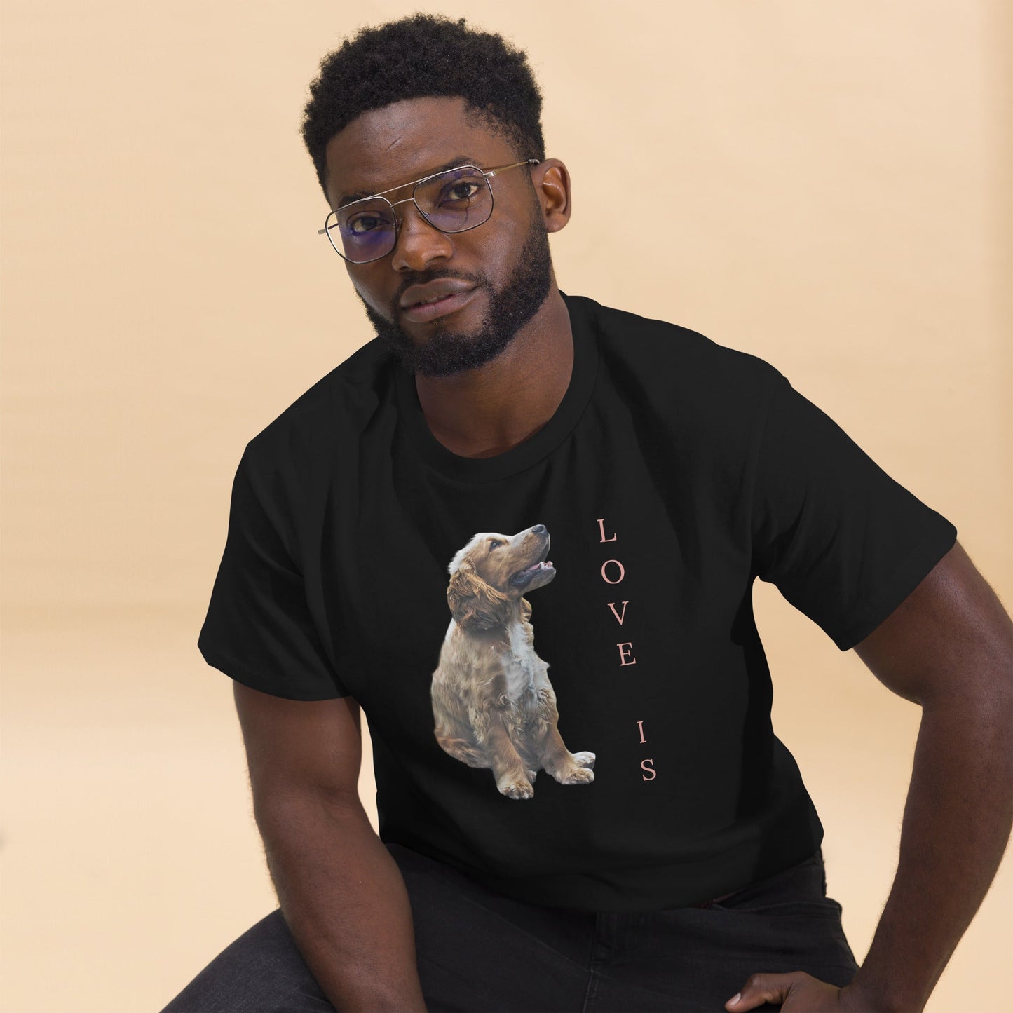 Love Is T-Shirt for Men Gift For Women and Dog Lover