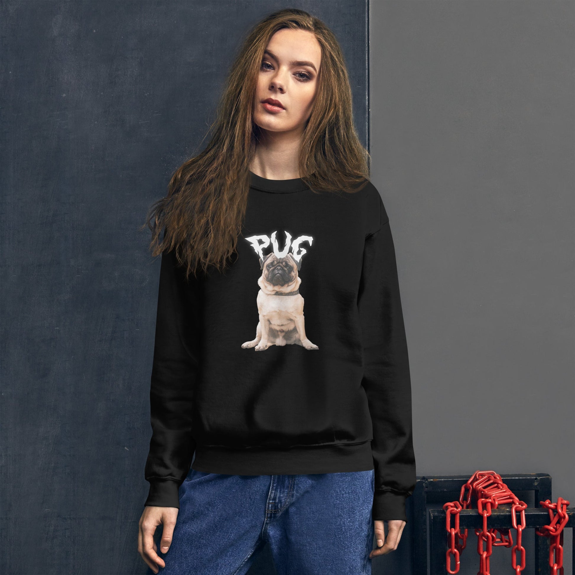 White Hell Sweatshirt for Men Gift For Women and Dog Lover