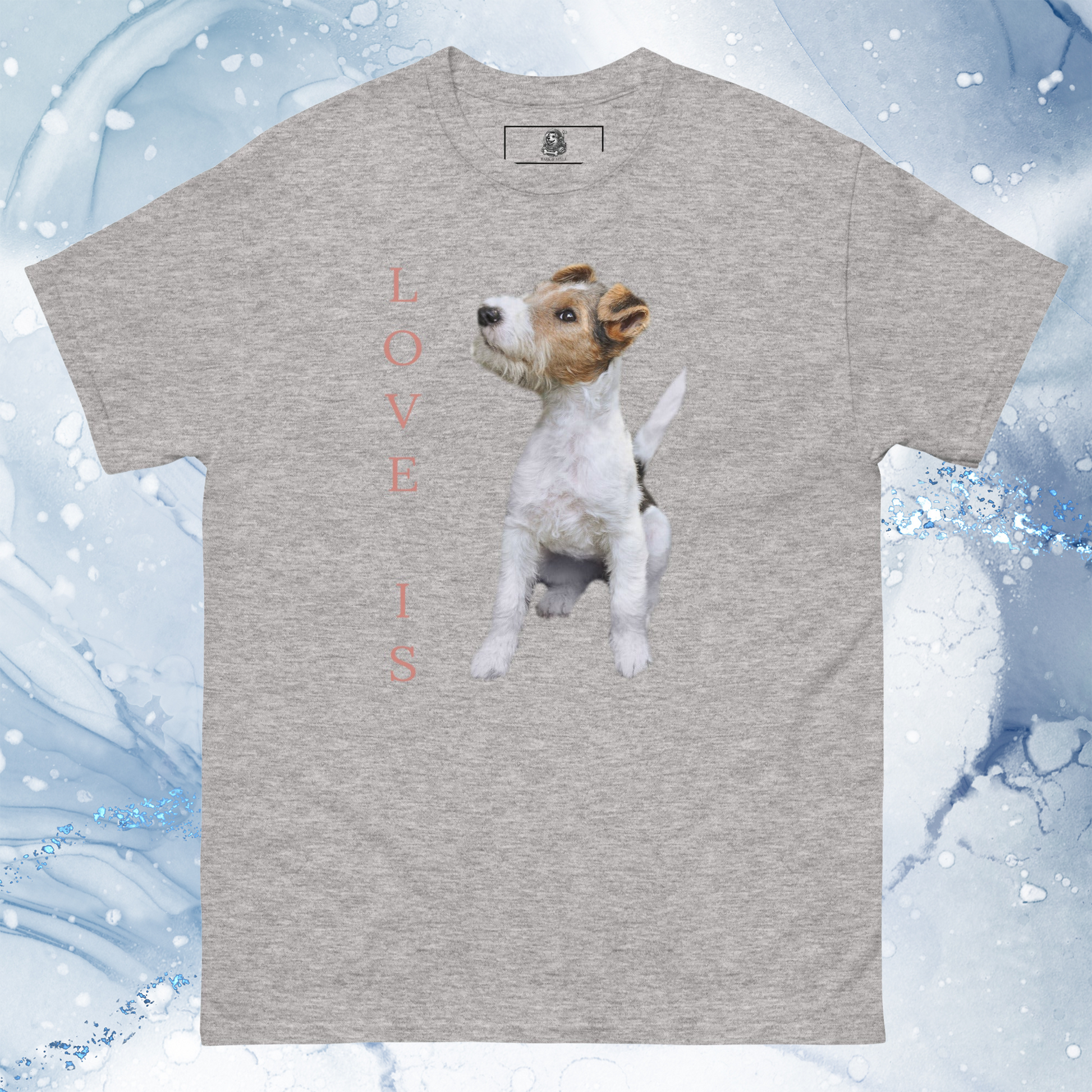 Love Is T-Shirt for Men Gift For Women and Dog Lover