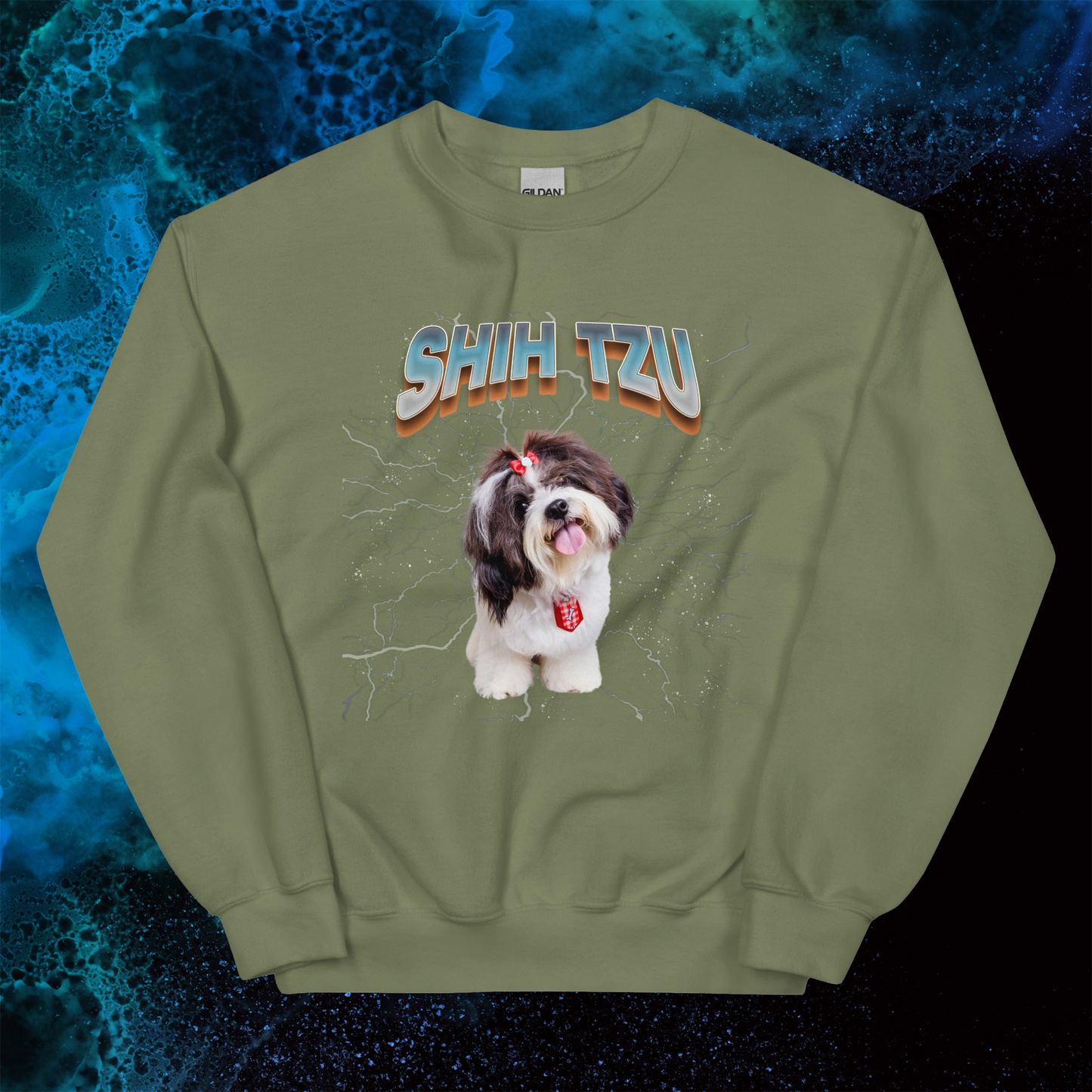 Lightning Sweatshirt for Men Gift For Women and Dog Lover