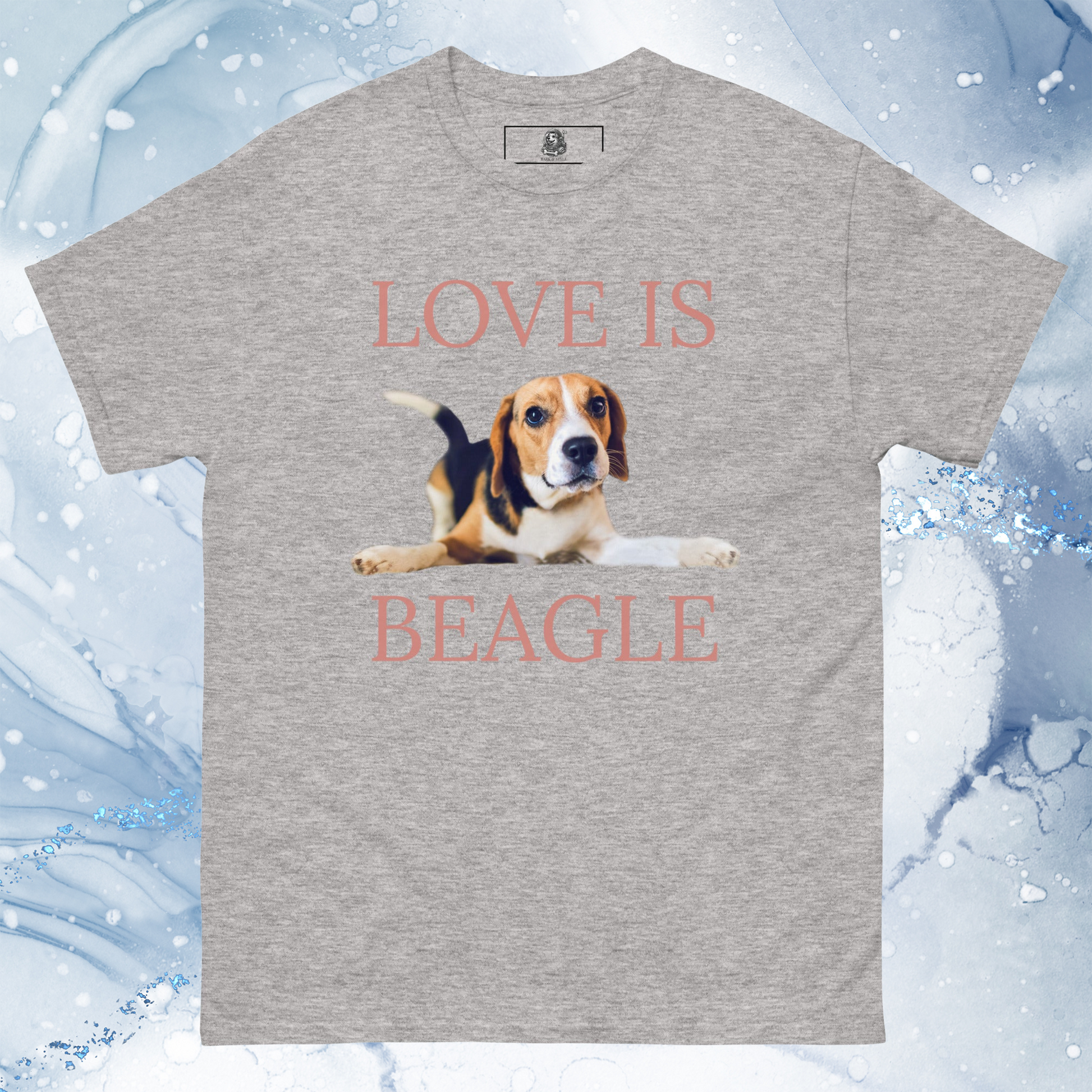 Love Is T-Shirt for Men Gift For Women and Dog Lover