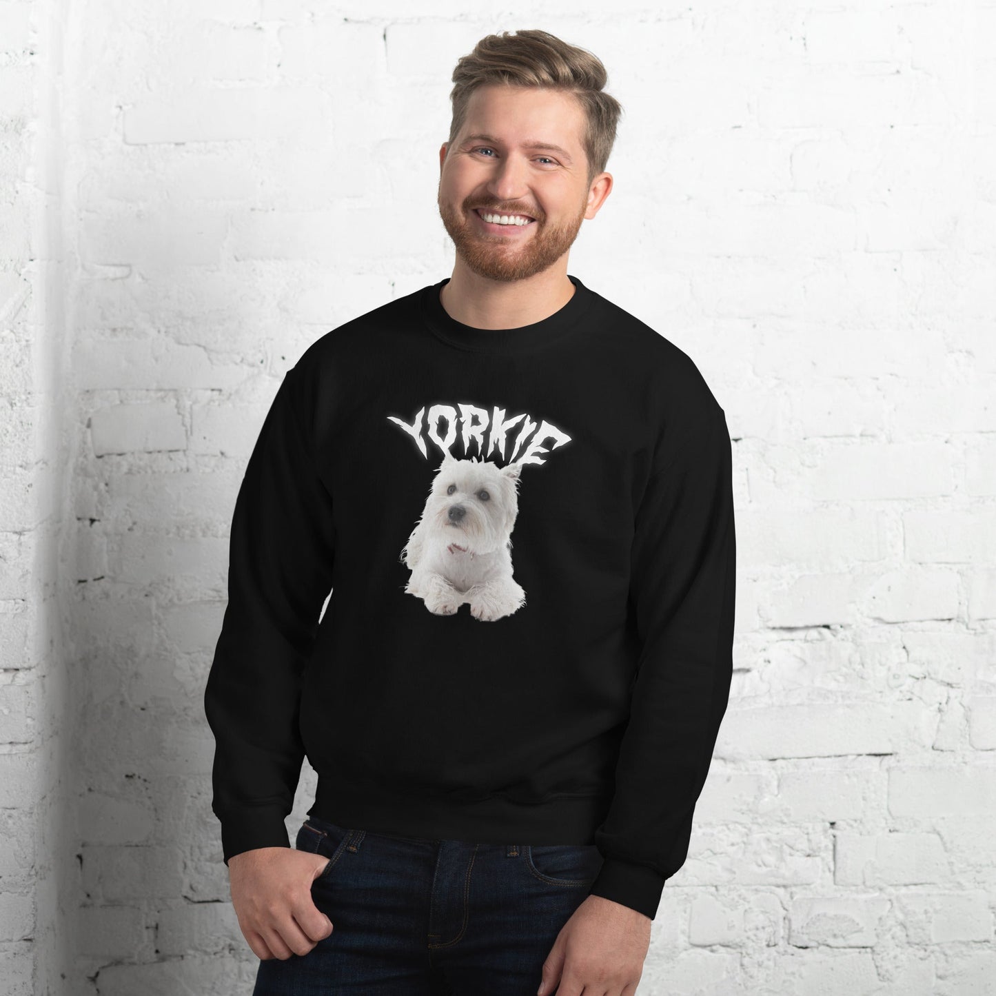 White Hell Sweatshirt for Men Gift For Women and Dog Lover