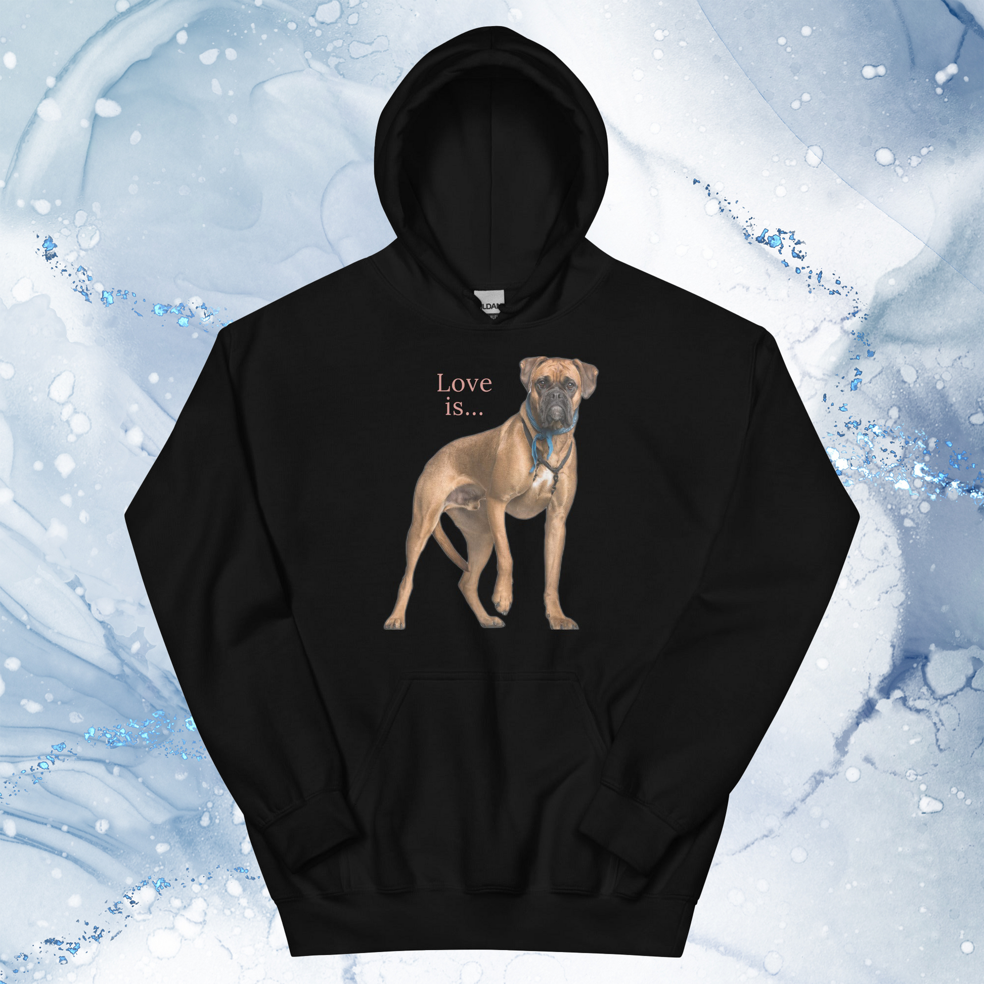 Love Is Hoodie for Men Gift For Women and Dog Lover