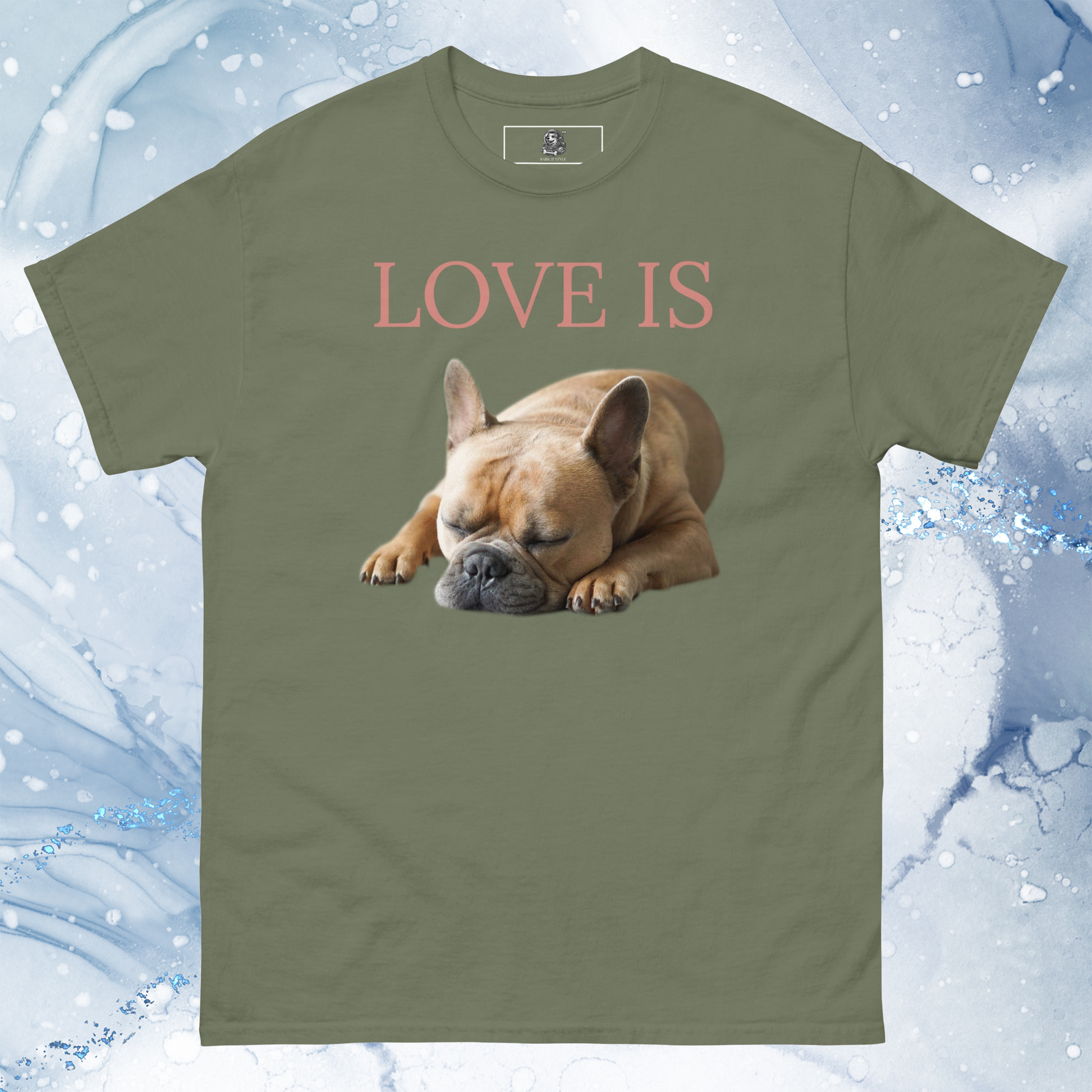 Love Is T-Shirt for Men Gift For Women and Dog Lover