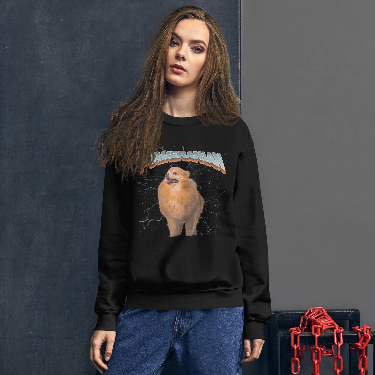 Lightning Sweatshirt for Men Gift For Women and Dog Lover