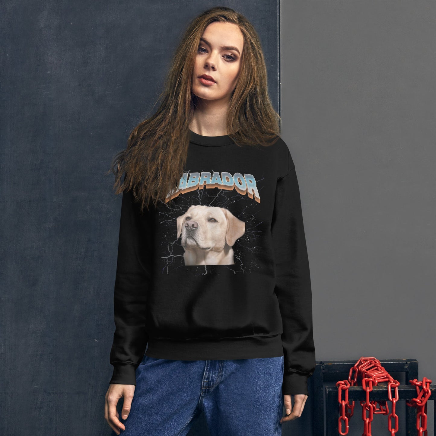 Lightning Sweatshirt for Men Gift For Women and Dog Lover