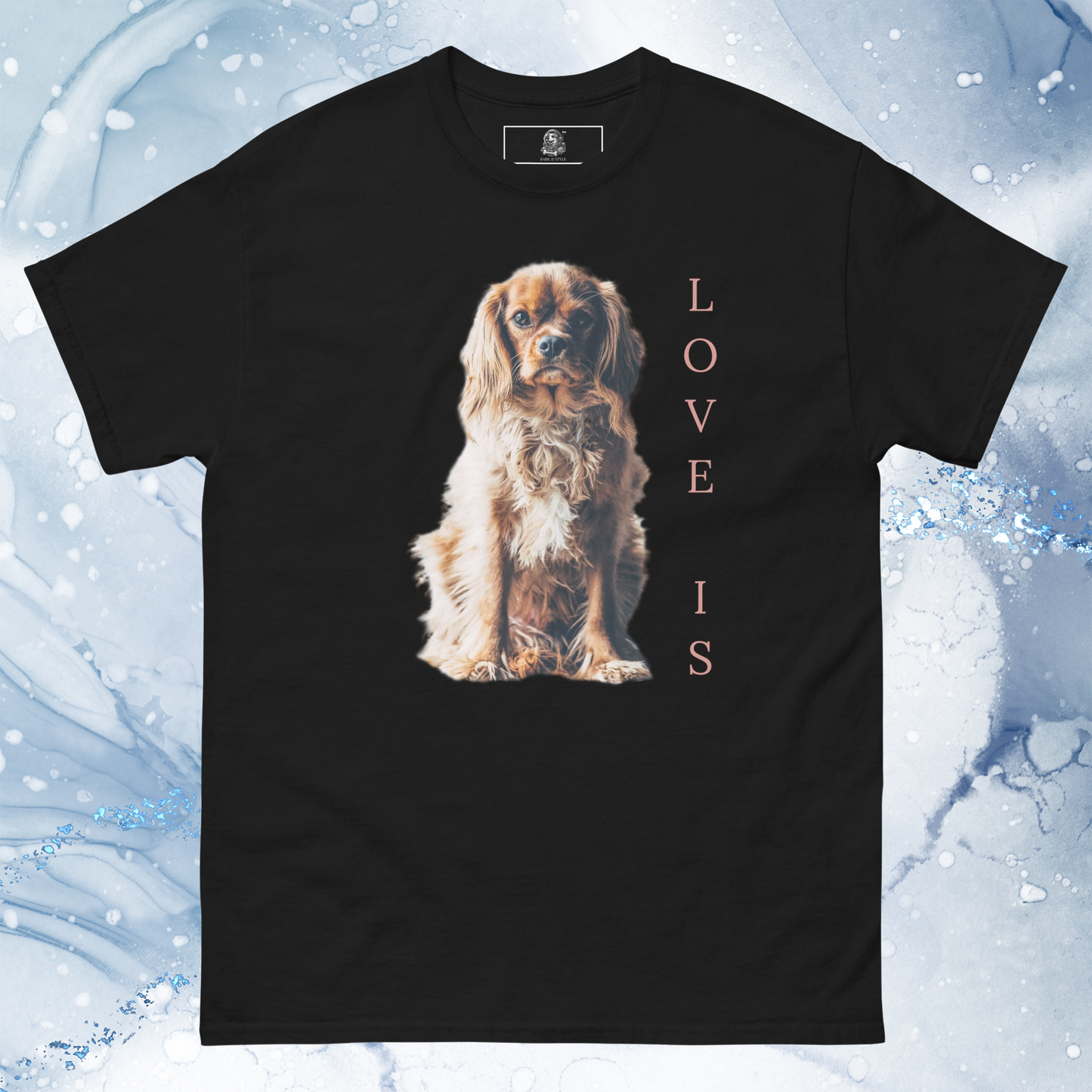 Love Is T-Shirt for Men Gift For Women and Dog Lover