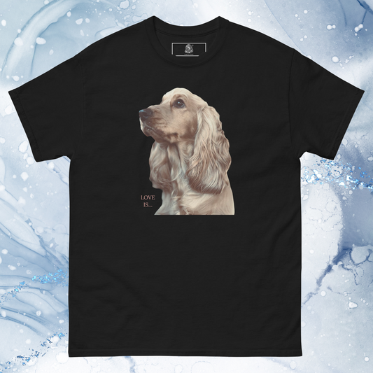 Love Is T-Shirt for Men Gift For Women and Dog Lover