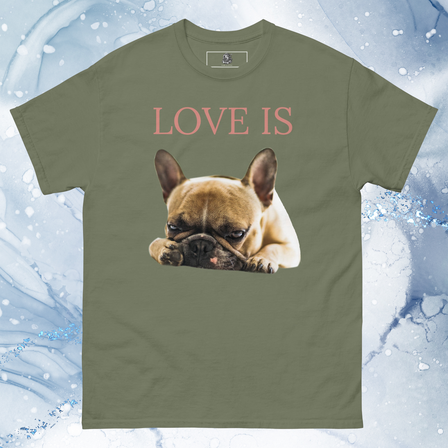 Love Is T-Shirt for Men Gift For Women and Dog Lover