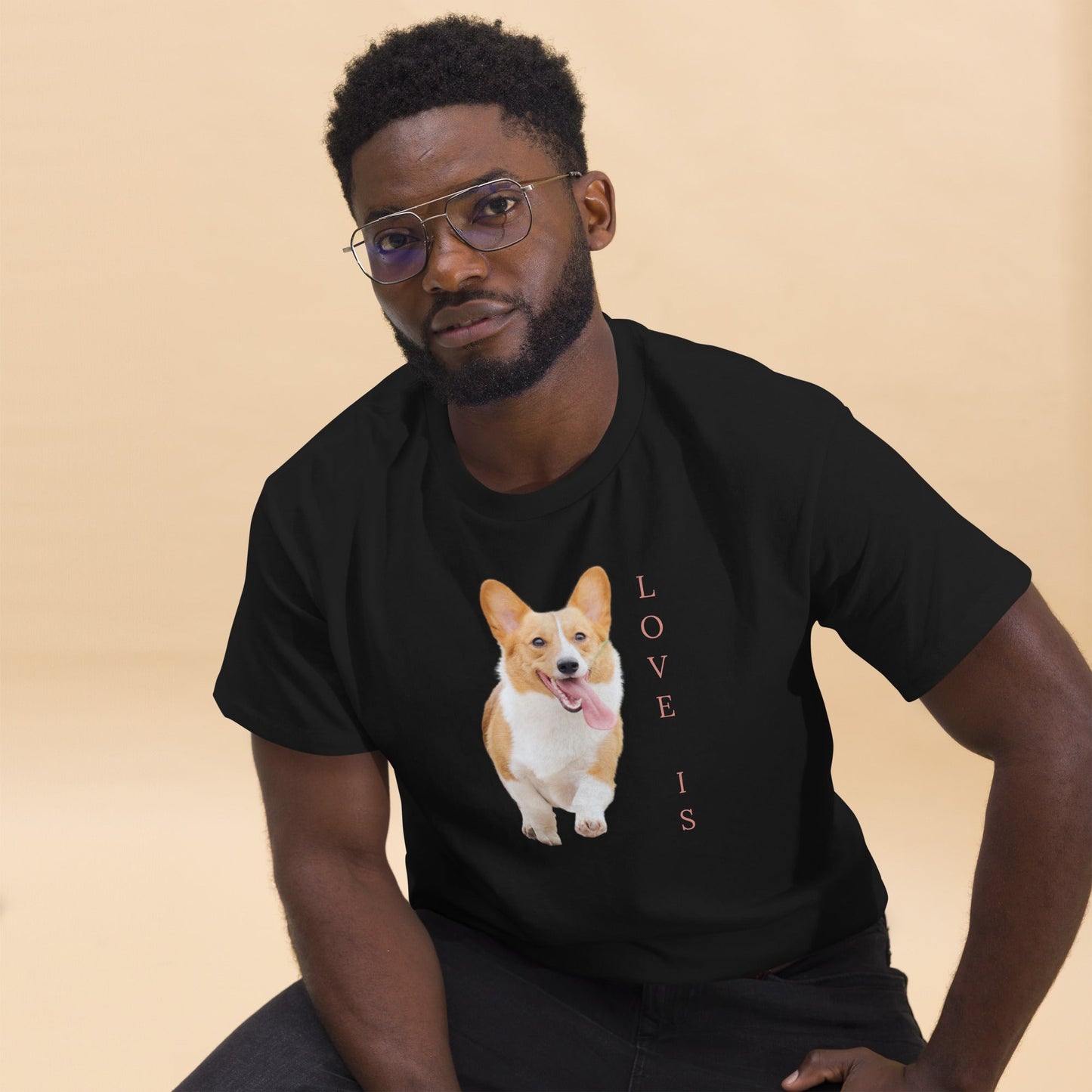 Love Is T-Shirt for Men Gift For Women and Dog Lover