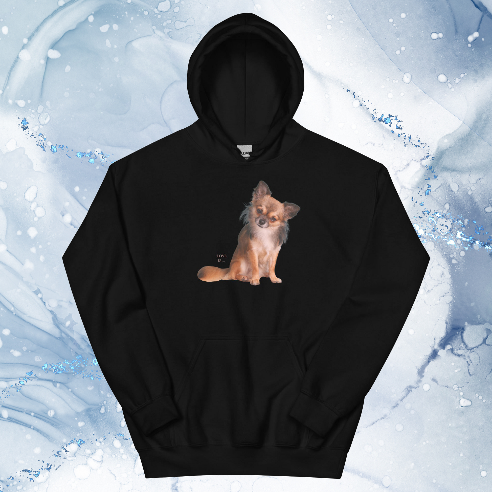 Love Is Hoodie for Men Gift For Women and Dog Lover