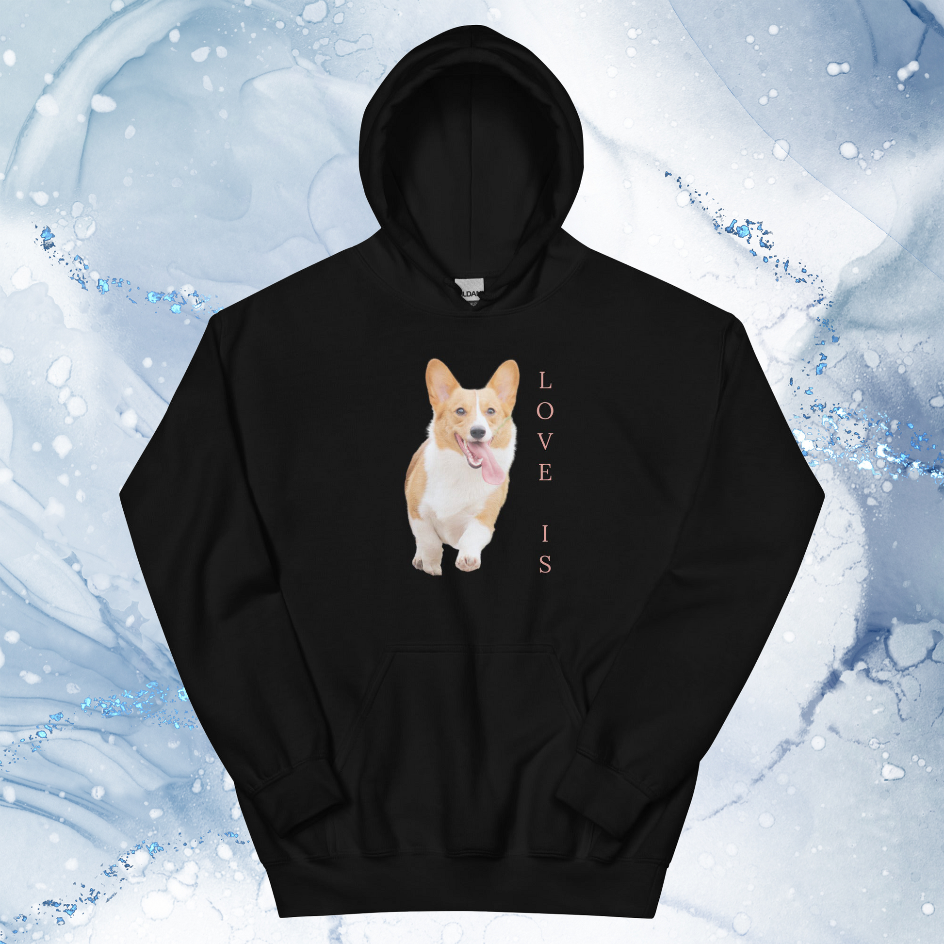 Love Is Hoodie for Men Gift For Women and Dog Lover