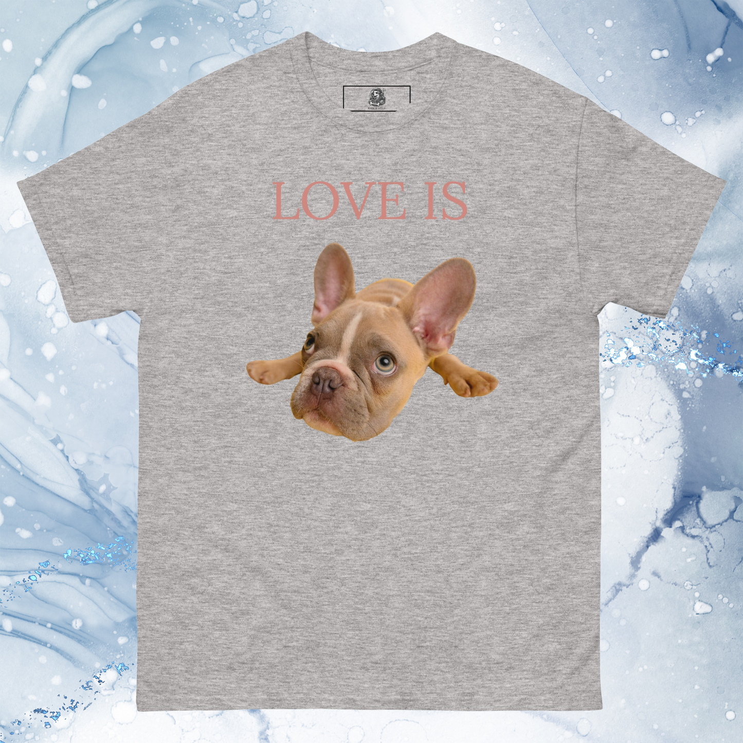 Love Is T-Shirt for Men Gift For Women and Dog Lover