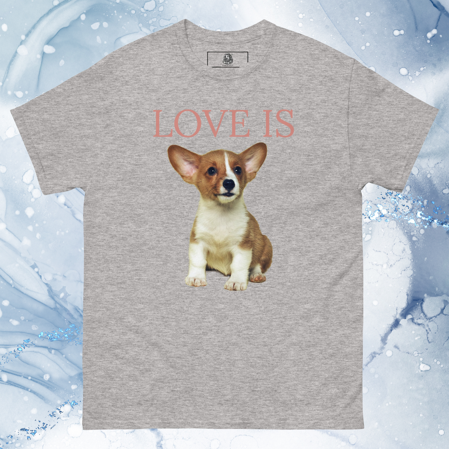 Love Is T-Shirt for Men Gift For Women and Dog Lover