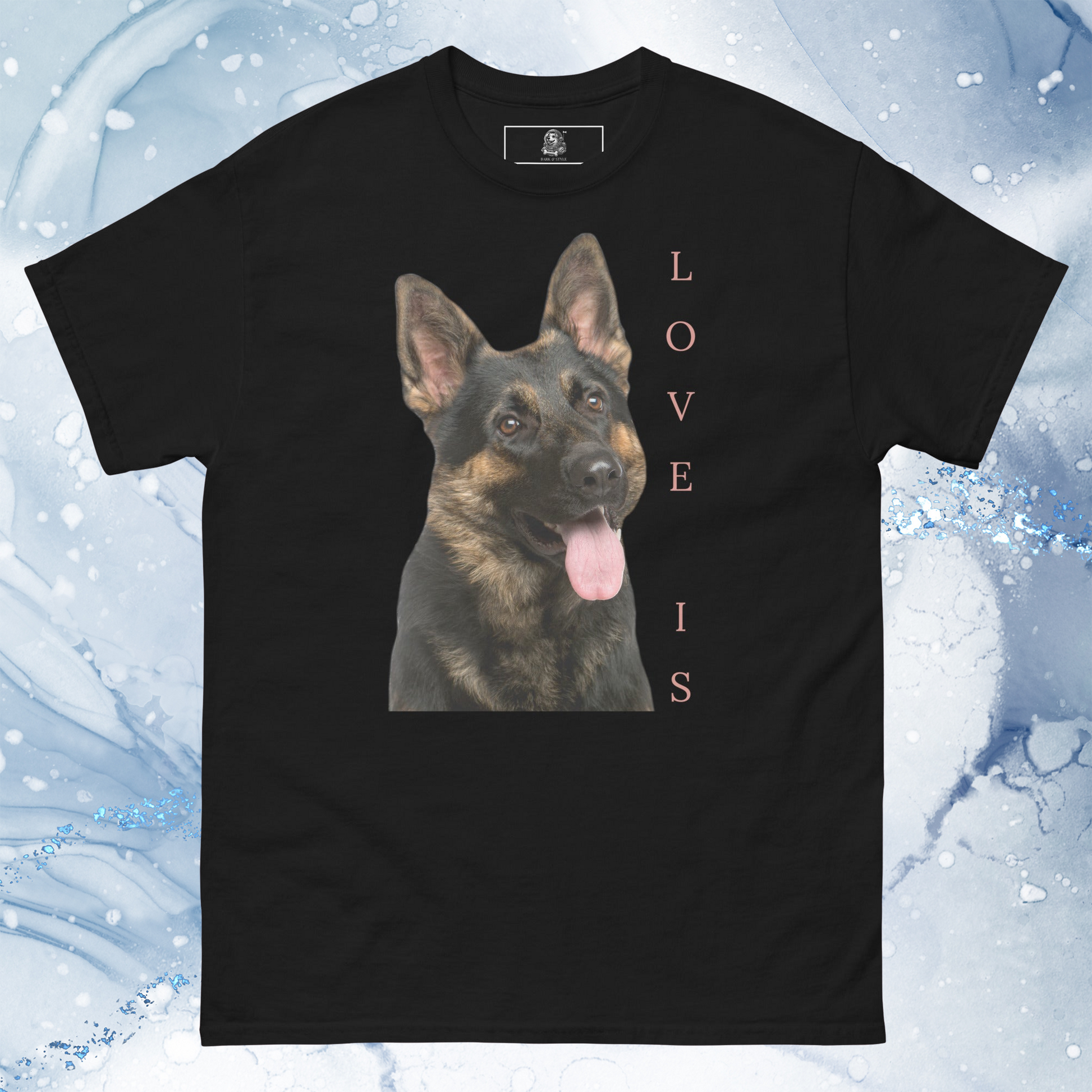 Love Is T-Shirt for Men Gift For Women and Dog Lover