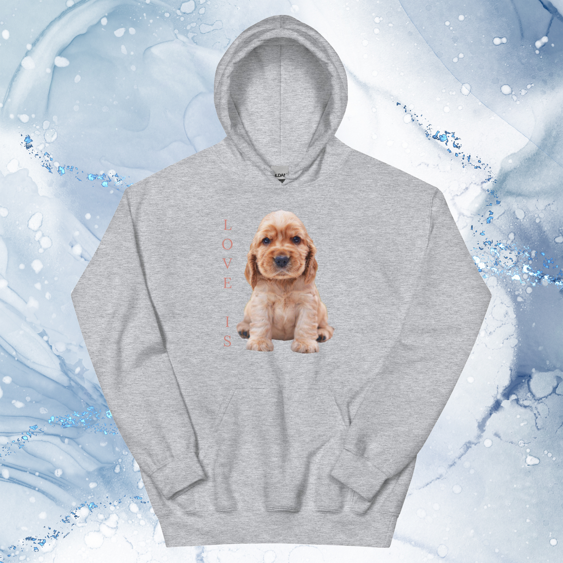 Love Is Hoodie for Men Gift For Women and Dog Lover