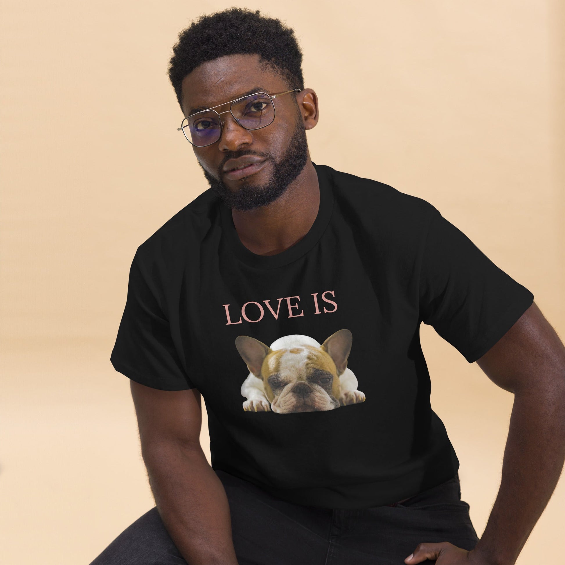 Love Is T-Shirt for Men Gift For Women and Dog Lover