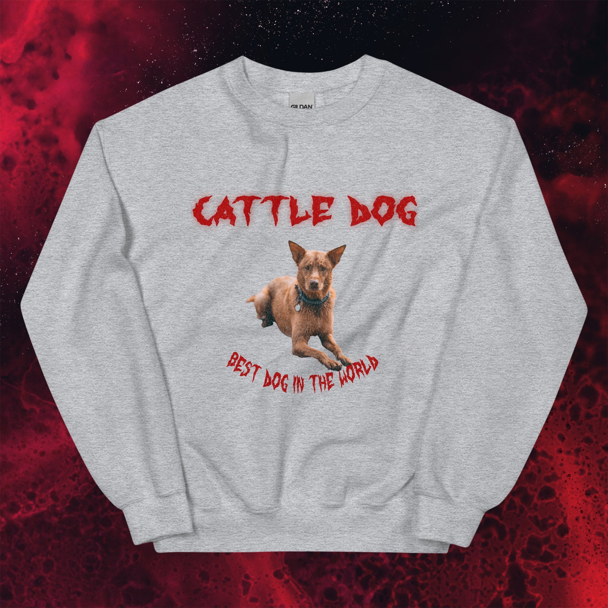 Red Hell Sweatshirt for Men Gift For Women and Dog Lover