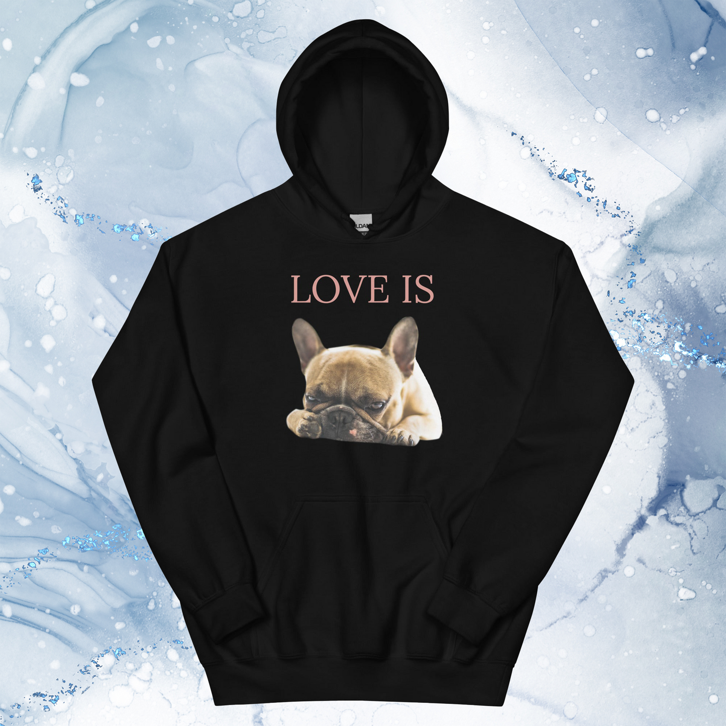 Love Is Hoodie for Men Gift For Women and Dog Lover