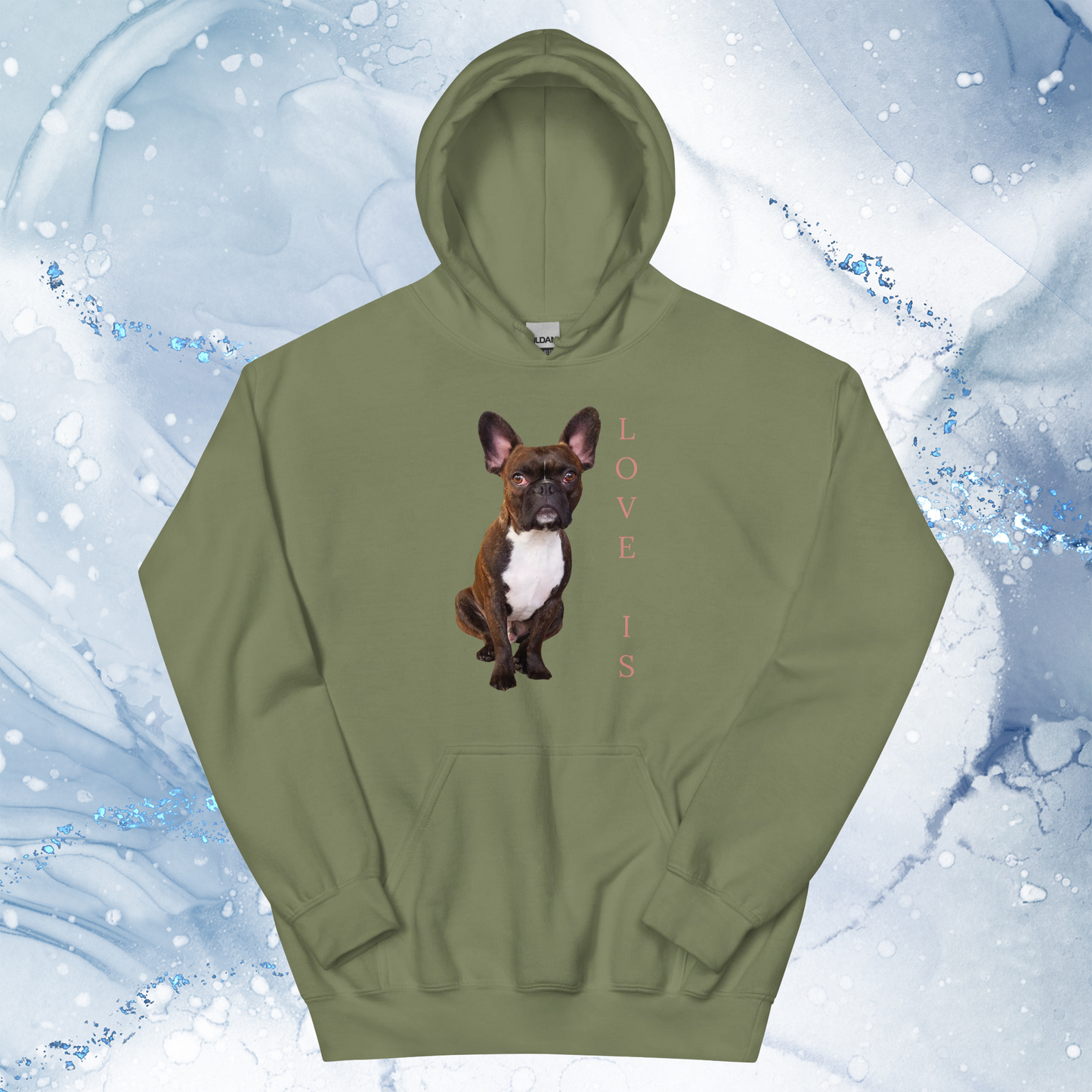 Love Is Hoodie for Men Gift For Women and Dog Lover