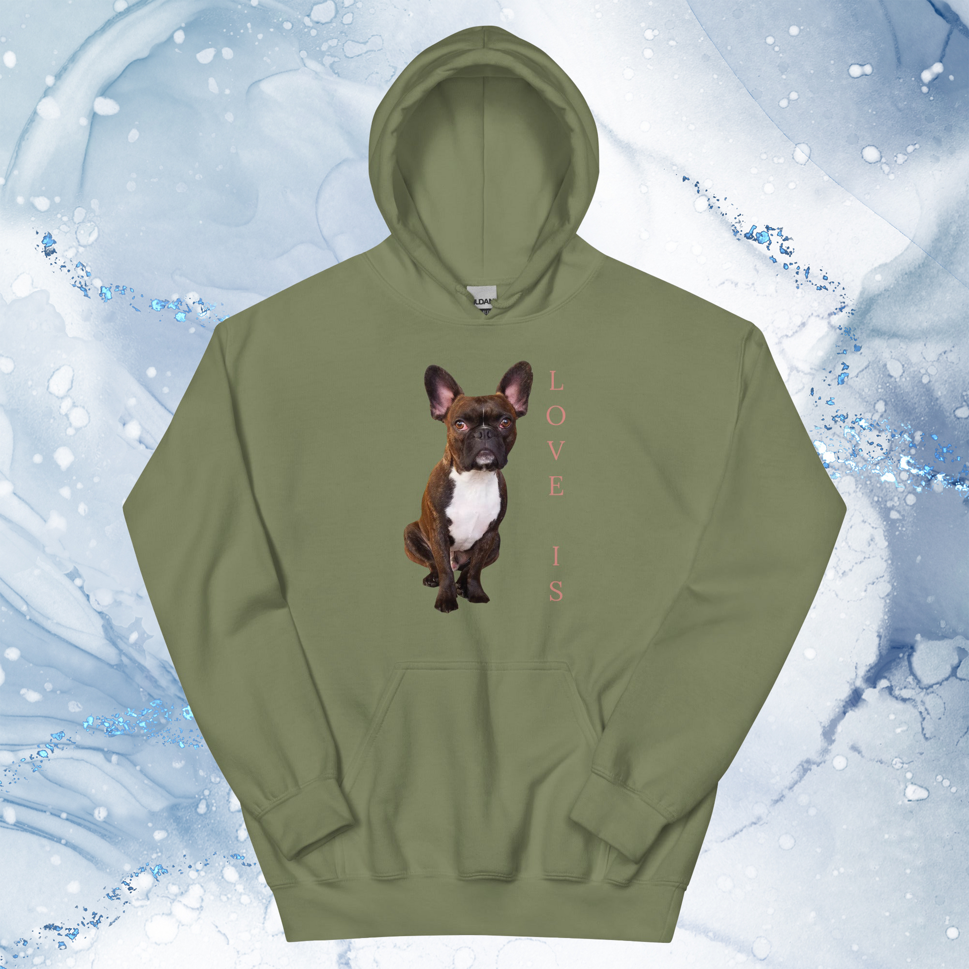 Love Is Hoodie for Men Gift For Women and Dog Lover