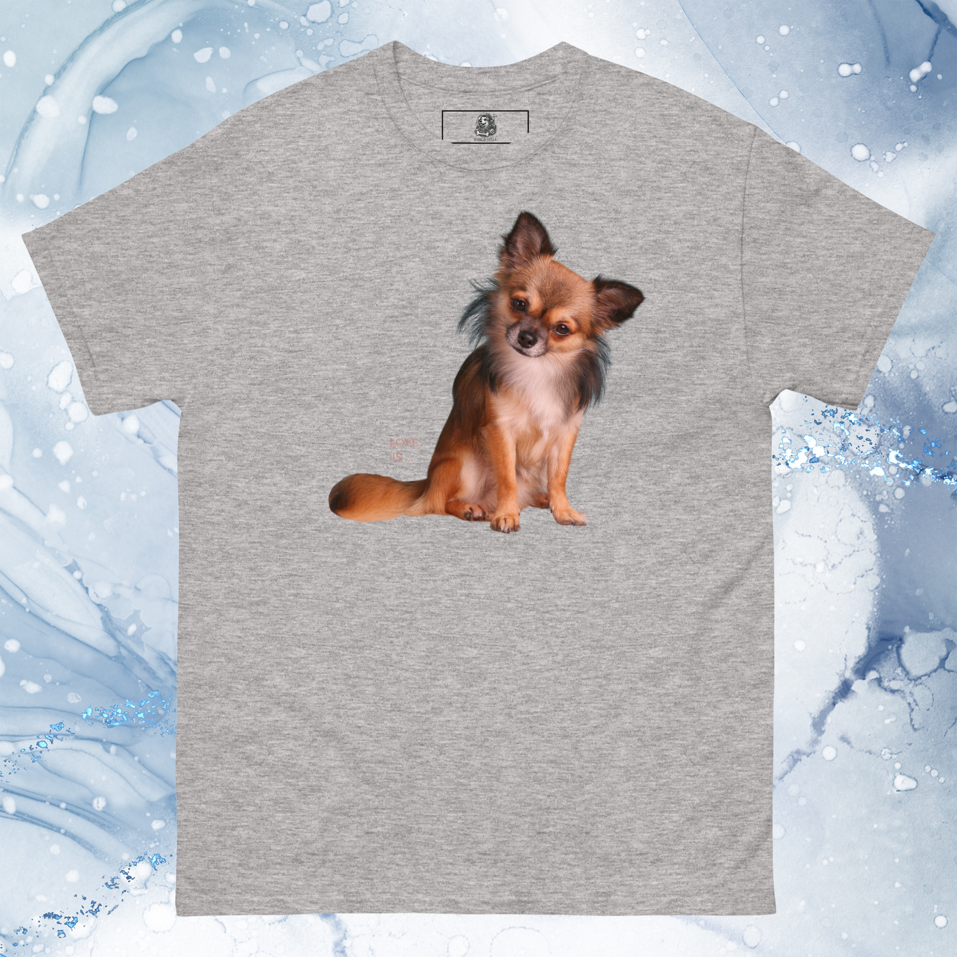 Love Is T-Shirt for Men Gift For Women and Dog Lover