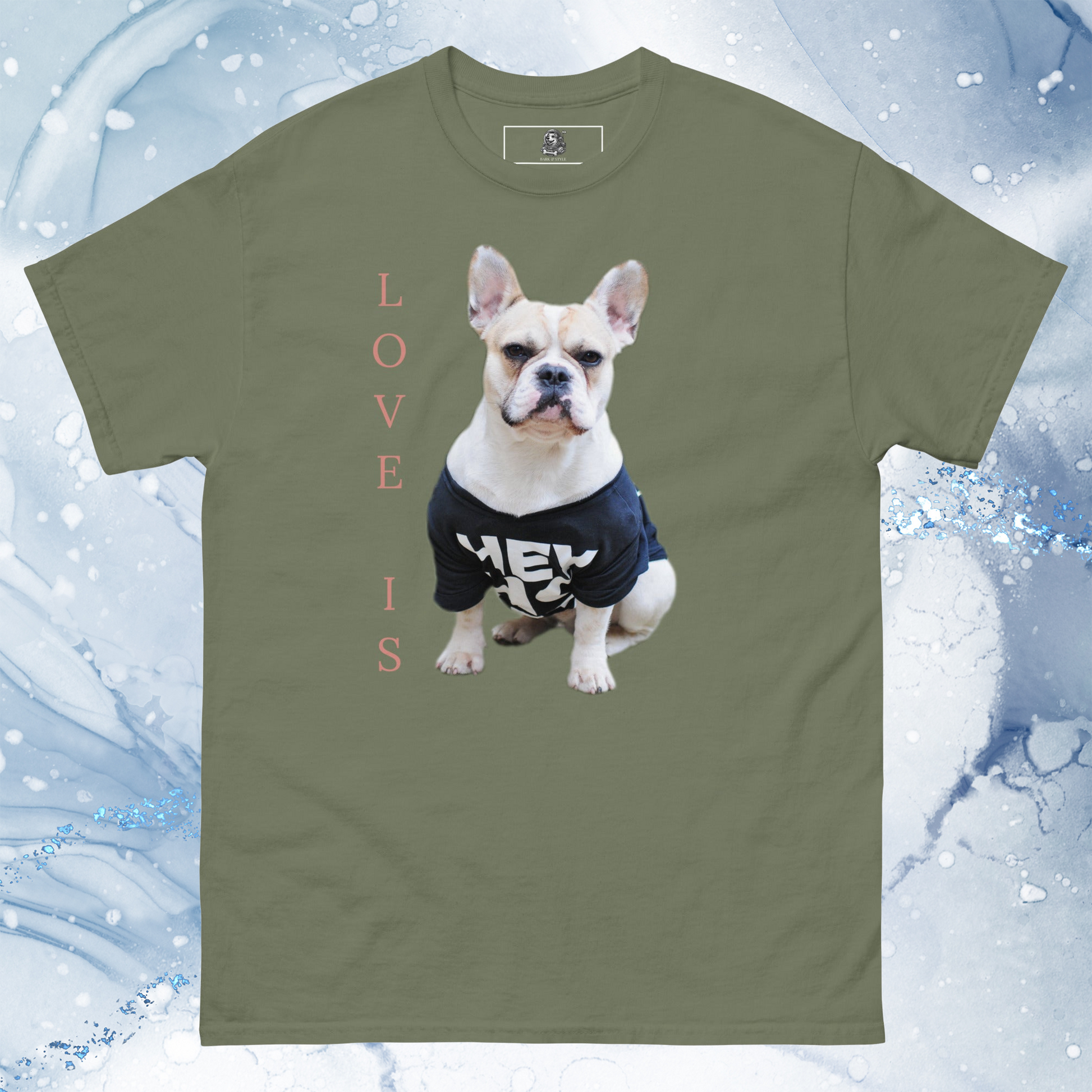 Love Is T-Shirt for Men Gift For Women and Dog Lover