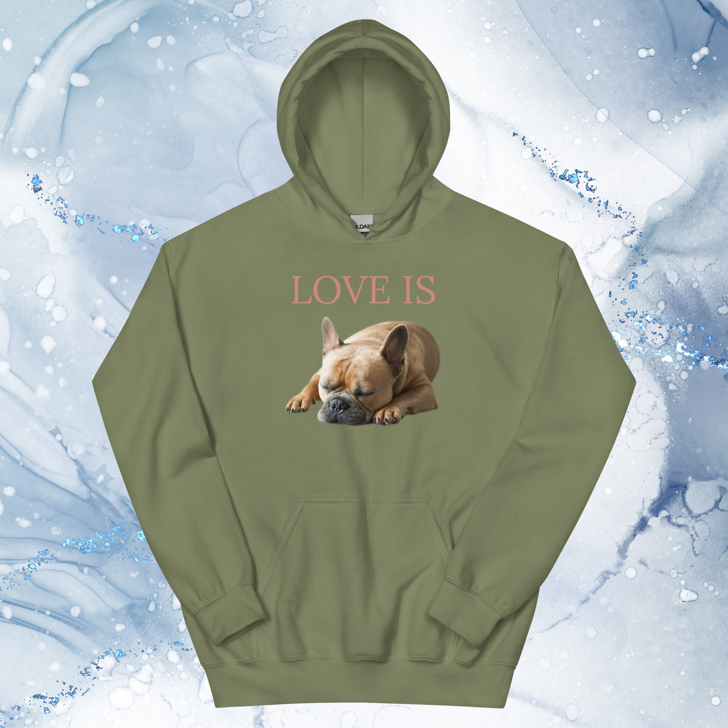 Love Is Hoodie for Men Gift For Women and Dog Lover