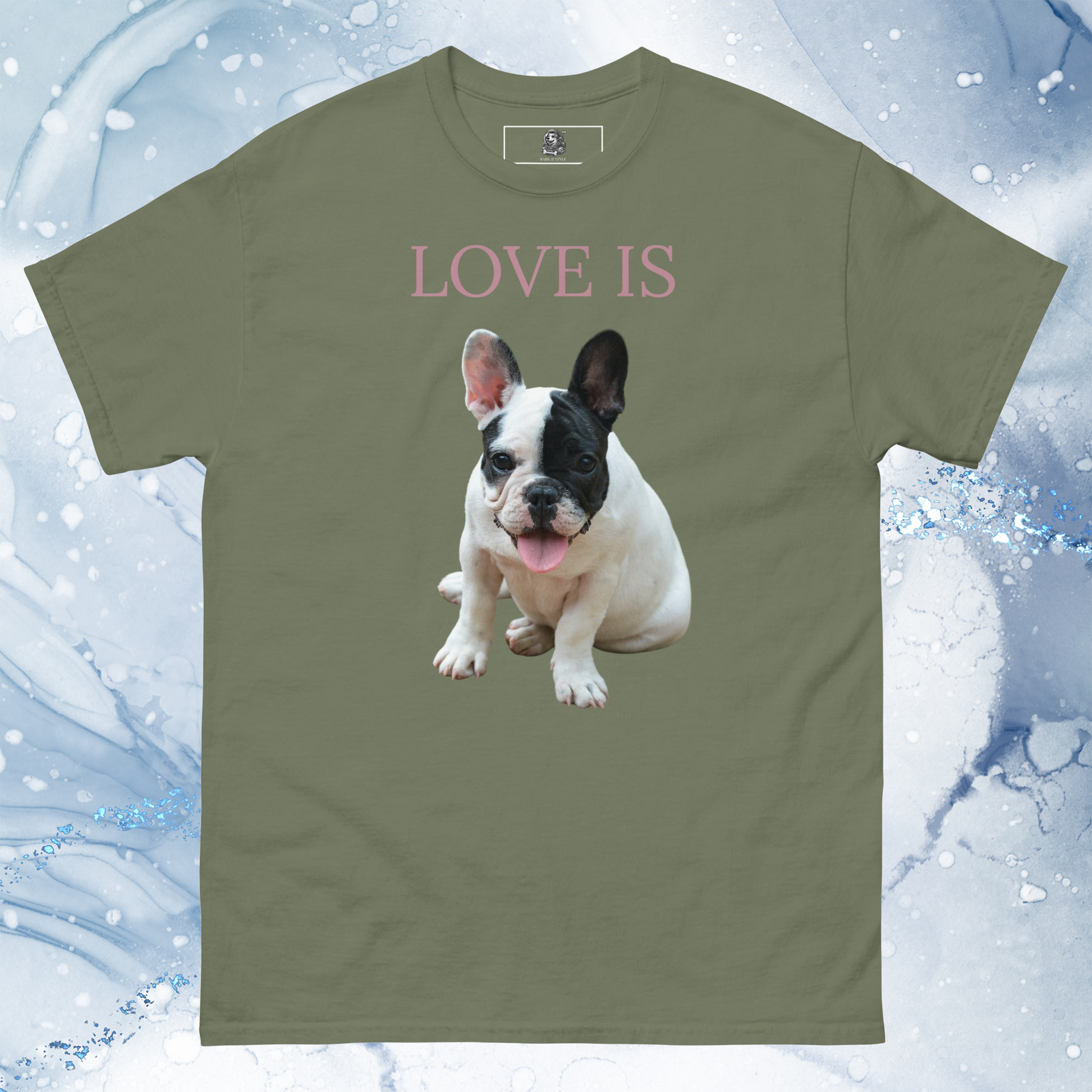 Love Is T-Shirt for Men Gift For Women and Dog Lover