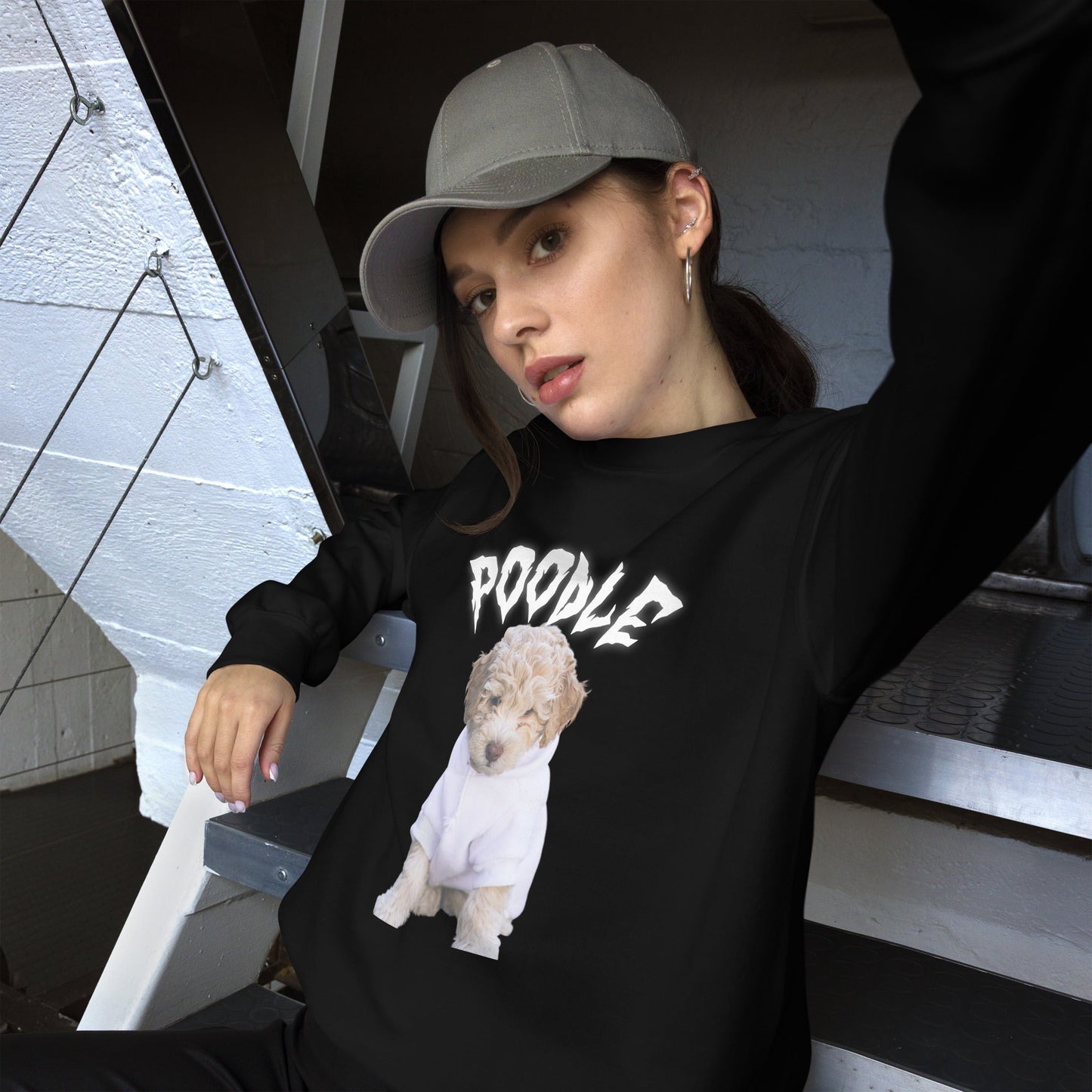 White Hell Sweatshirt for Men Gift For Women and Dog Lover