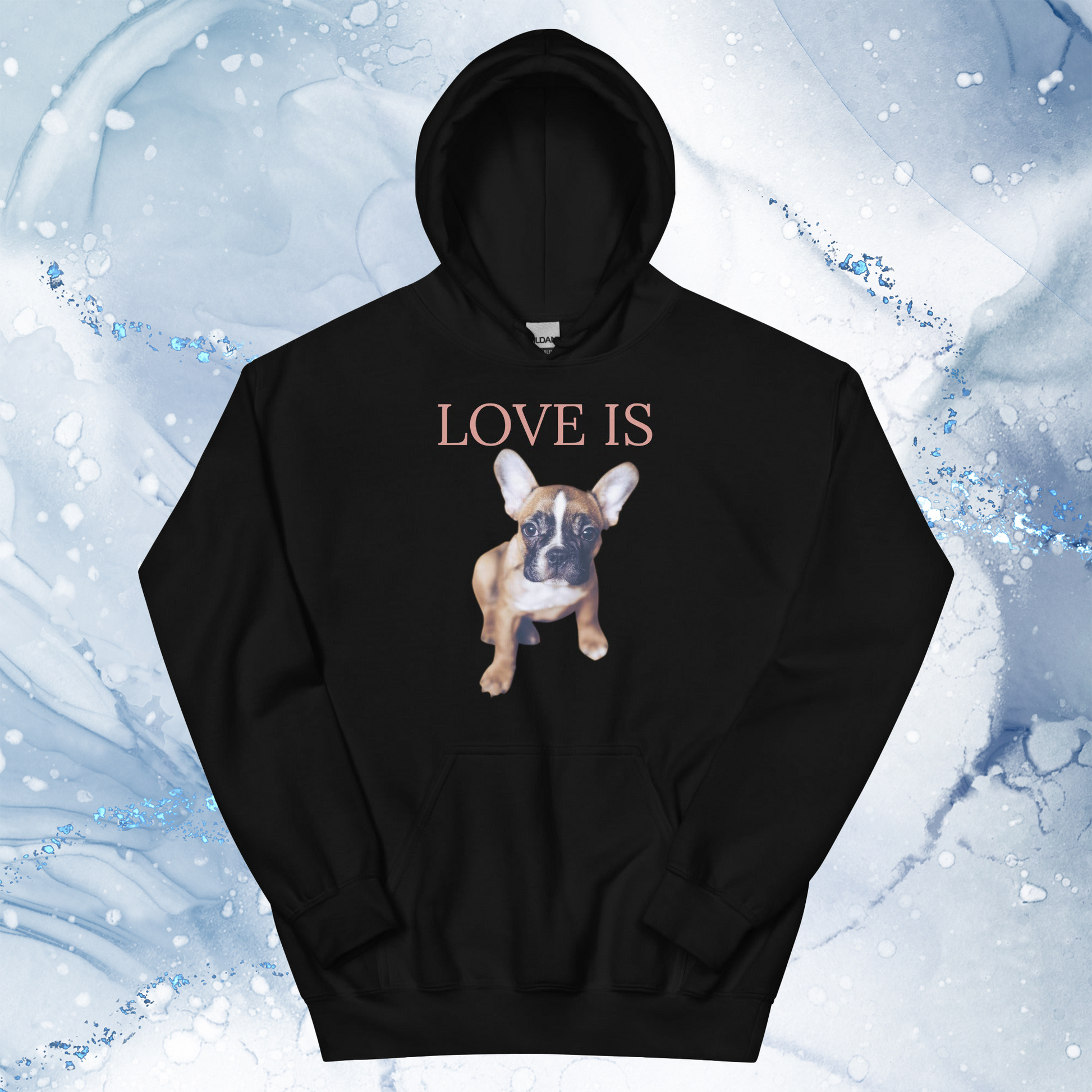 Love Is Hoodie for Men Gift For Women and Dog Lover