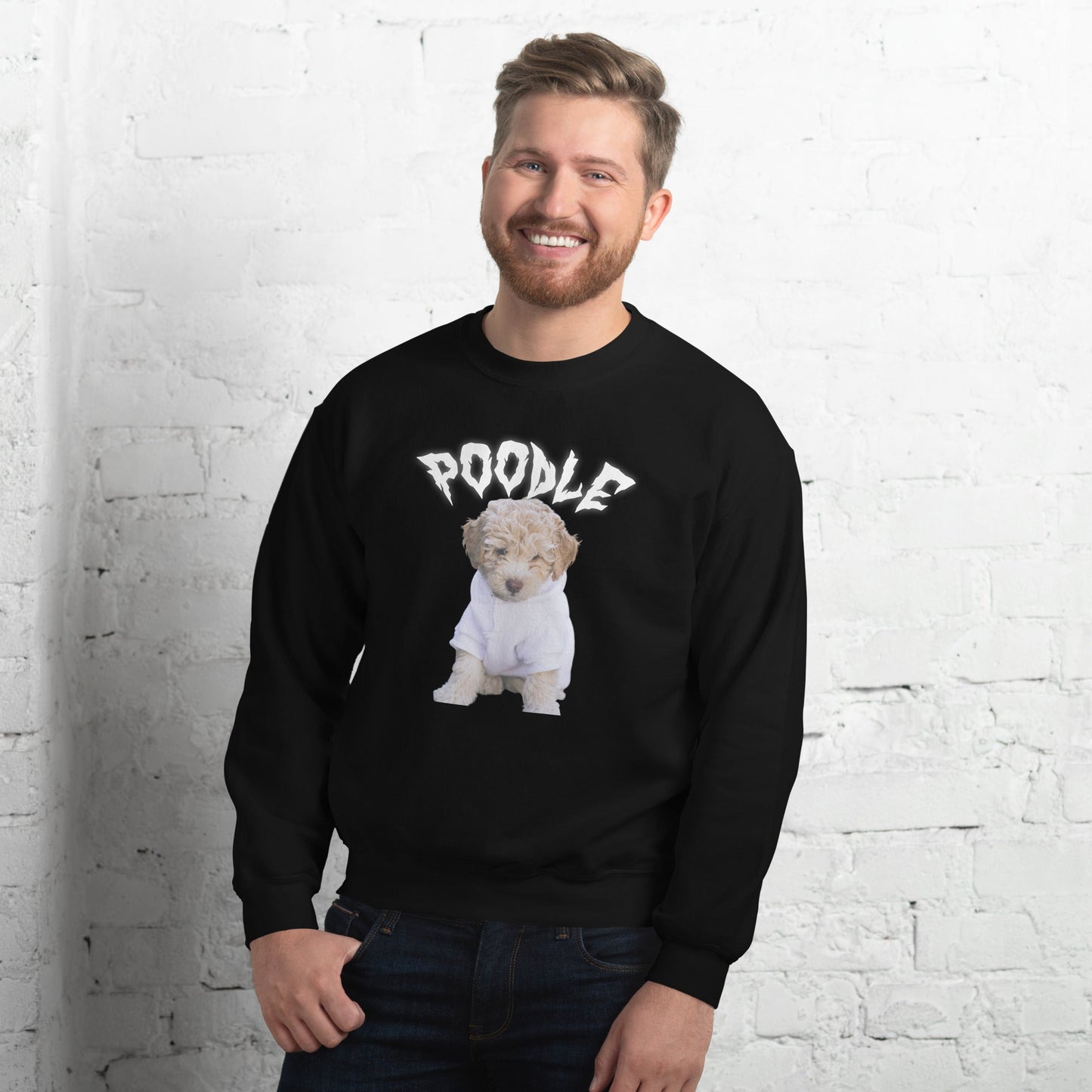 White Hell Sweatshirt for Men Gift For Women and Dog Lover