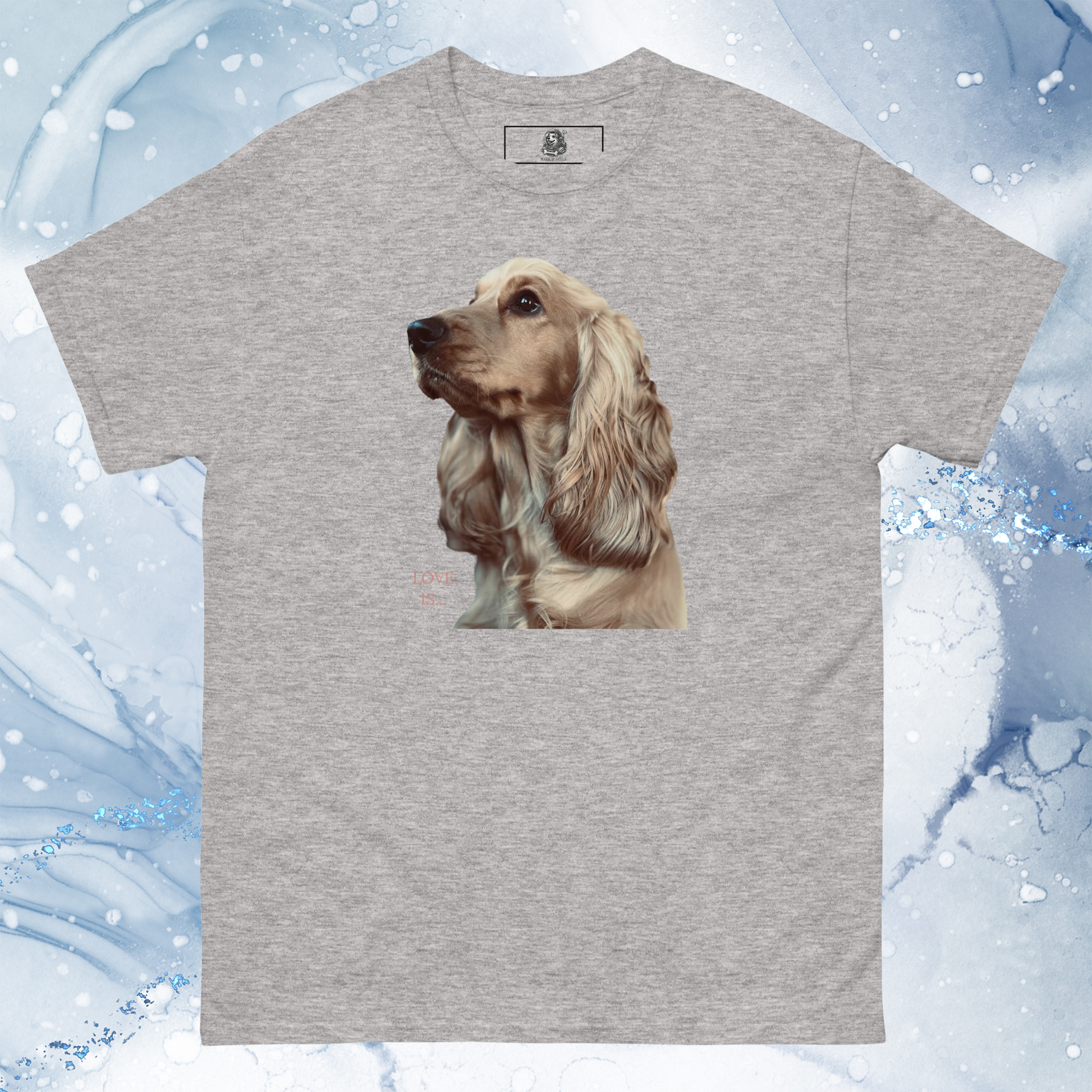 Love Is T-Shirt for Men Gift For Women and Dog Lover