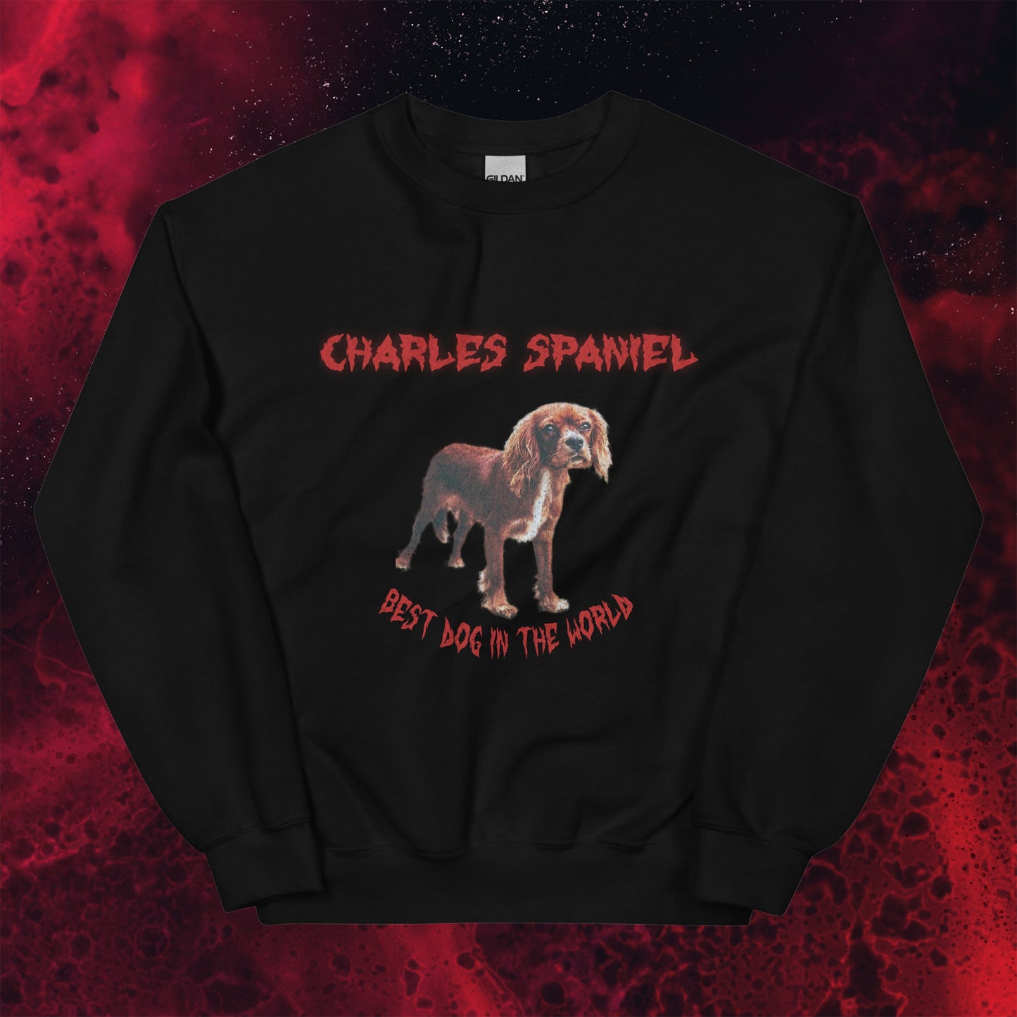 Red Hell Sweatshirt for Men Gift For Women and Dog Lover