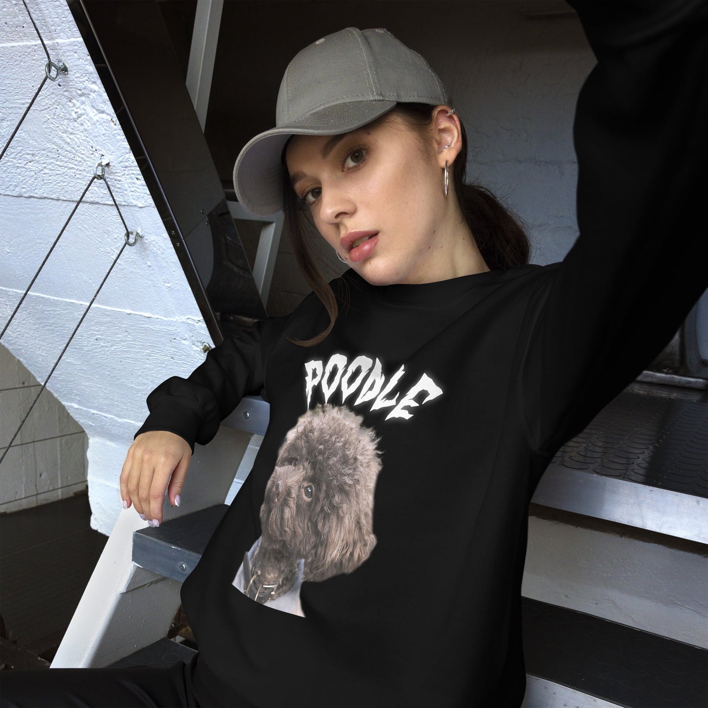 White Hell Sweatshirt for Men Gift For Women and Dog Lover