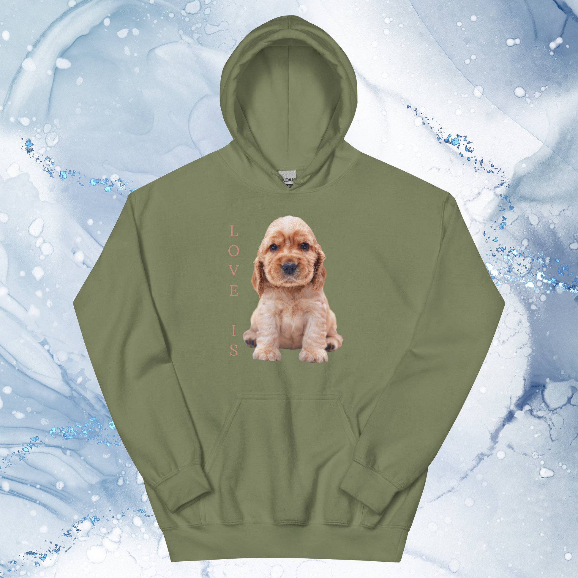 Love Is Hoodie for Men Gift For Women and Dog Lover