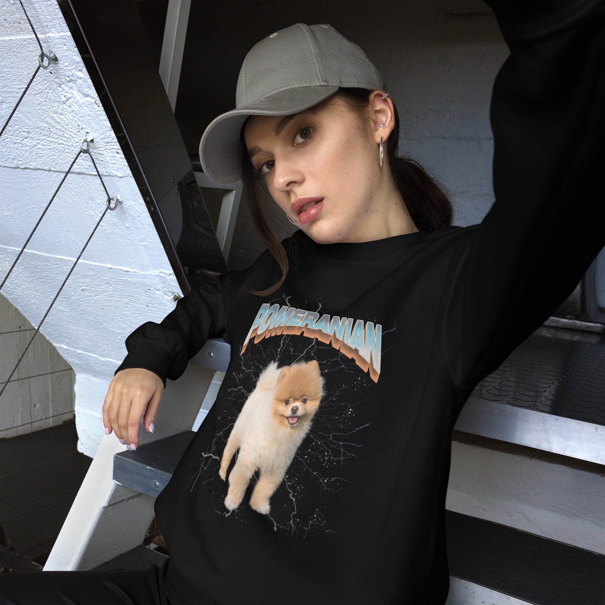 Lightning Sweatshirt for Men Gift For Women and Dog Lover