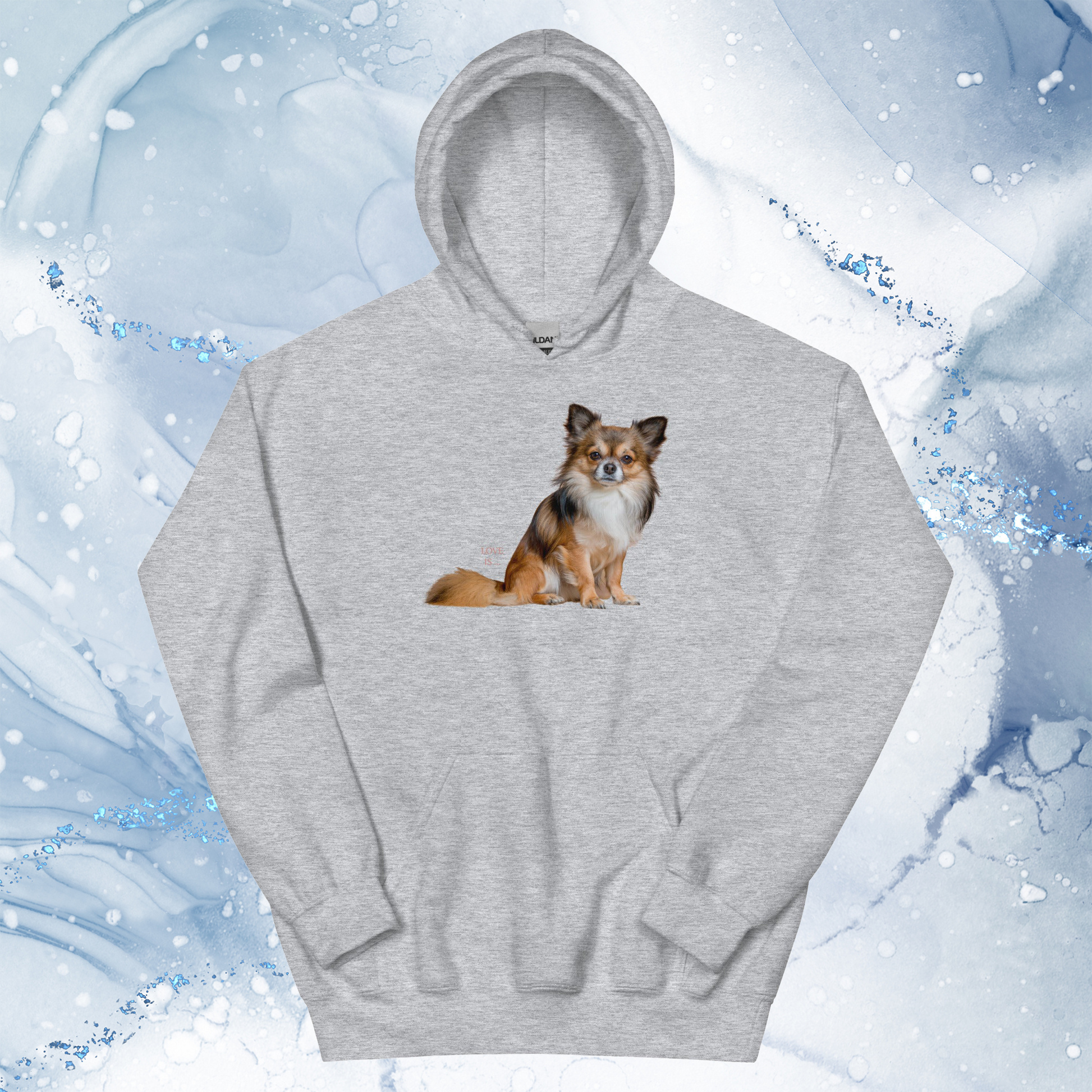 Love Is Hoodie for Men Gift For Women and Dog Lover