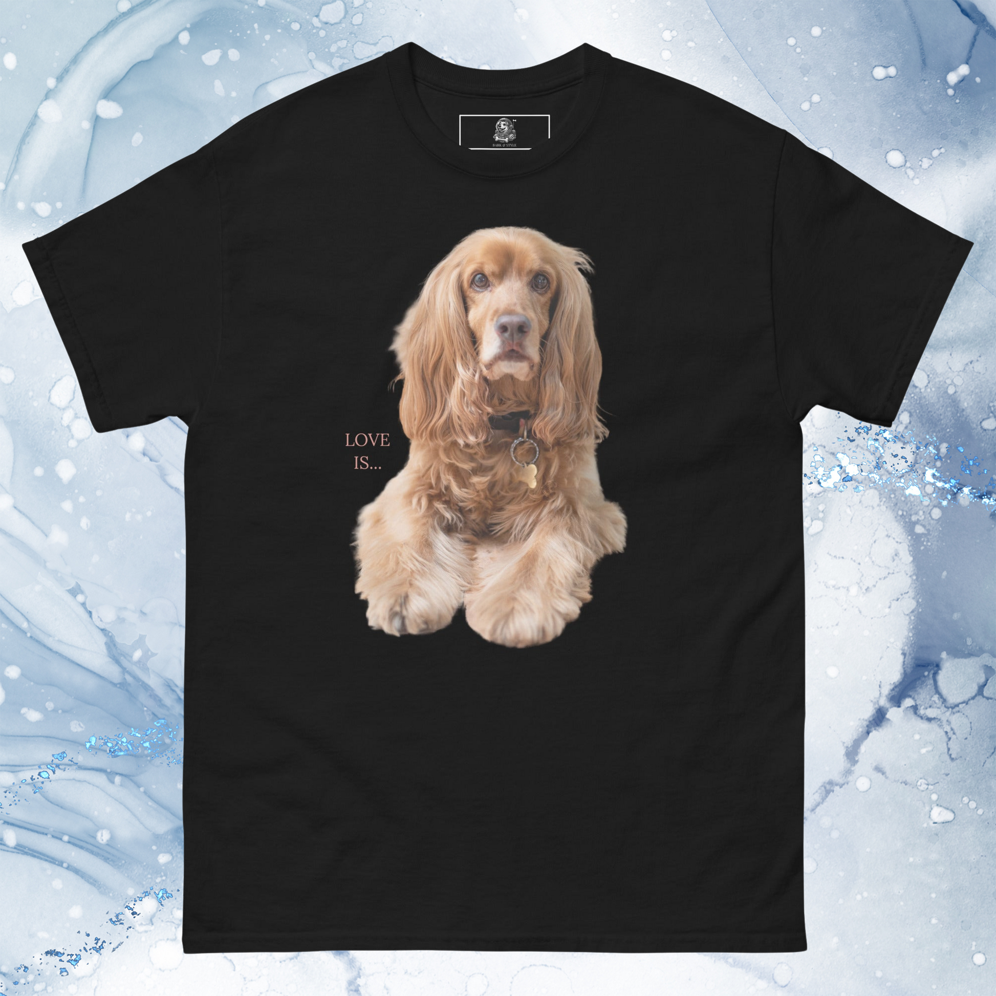 Love Is T-Shirt for Men Gift For Women and Dog Lover