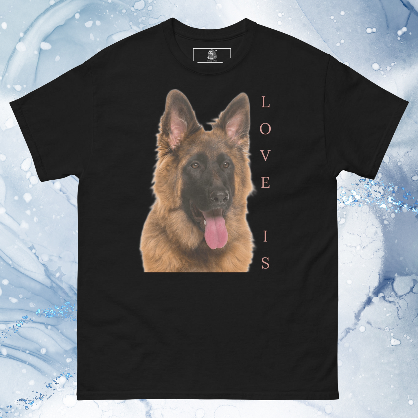 Love Is T-Shirt for Men Gift For Women and Dog Lover