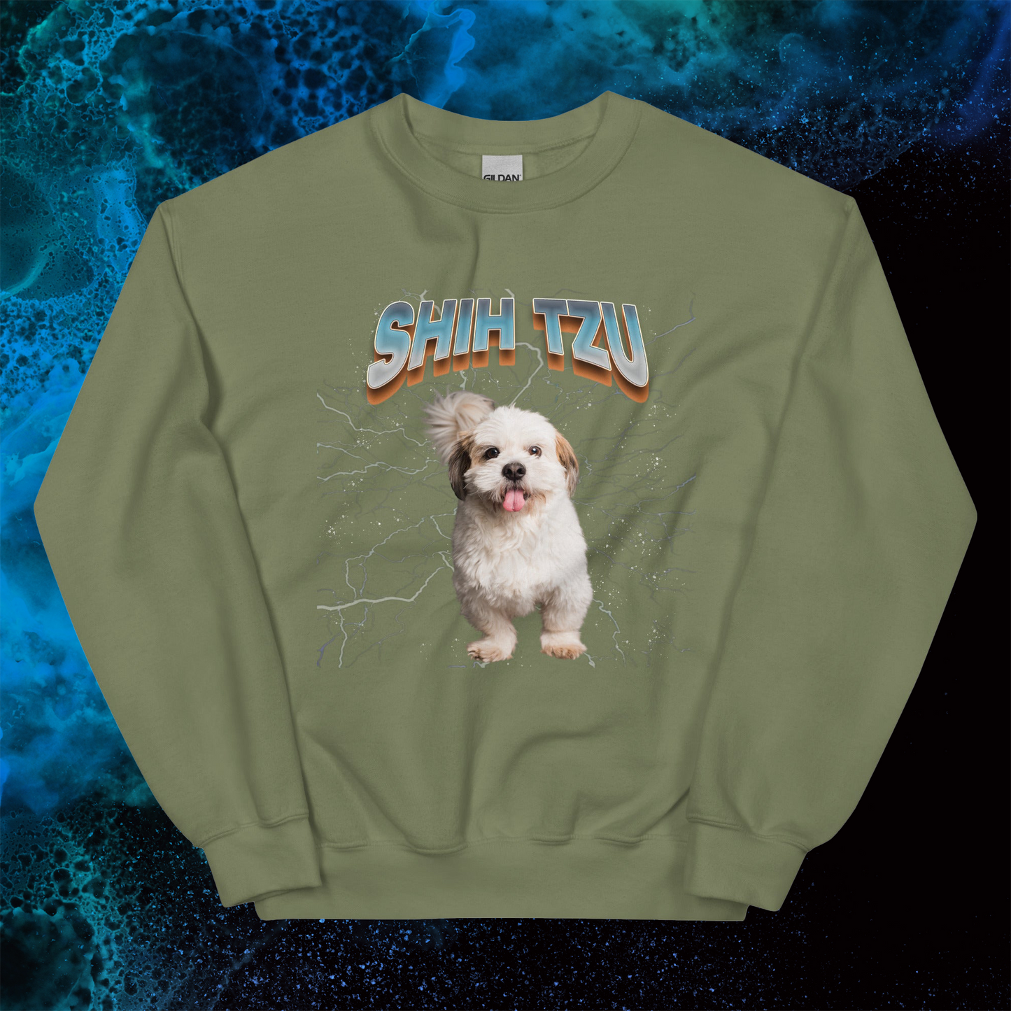 Lightning Sweatshirt for Men Gift For Women and Dog Lover