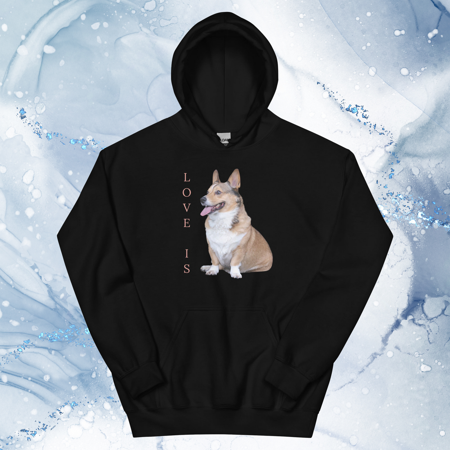 Love Is Hoodie for Men Gift For Women and Dog Lover