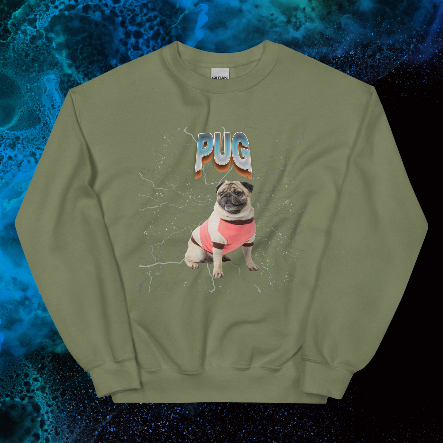 Lightning Sweatshirt for Men Gift For Women and Dog Lover