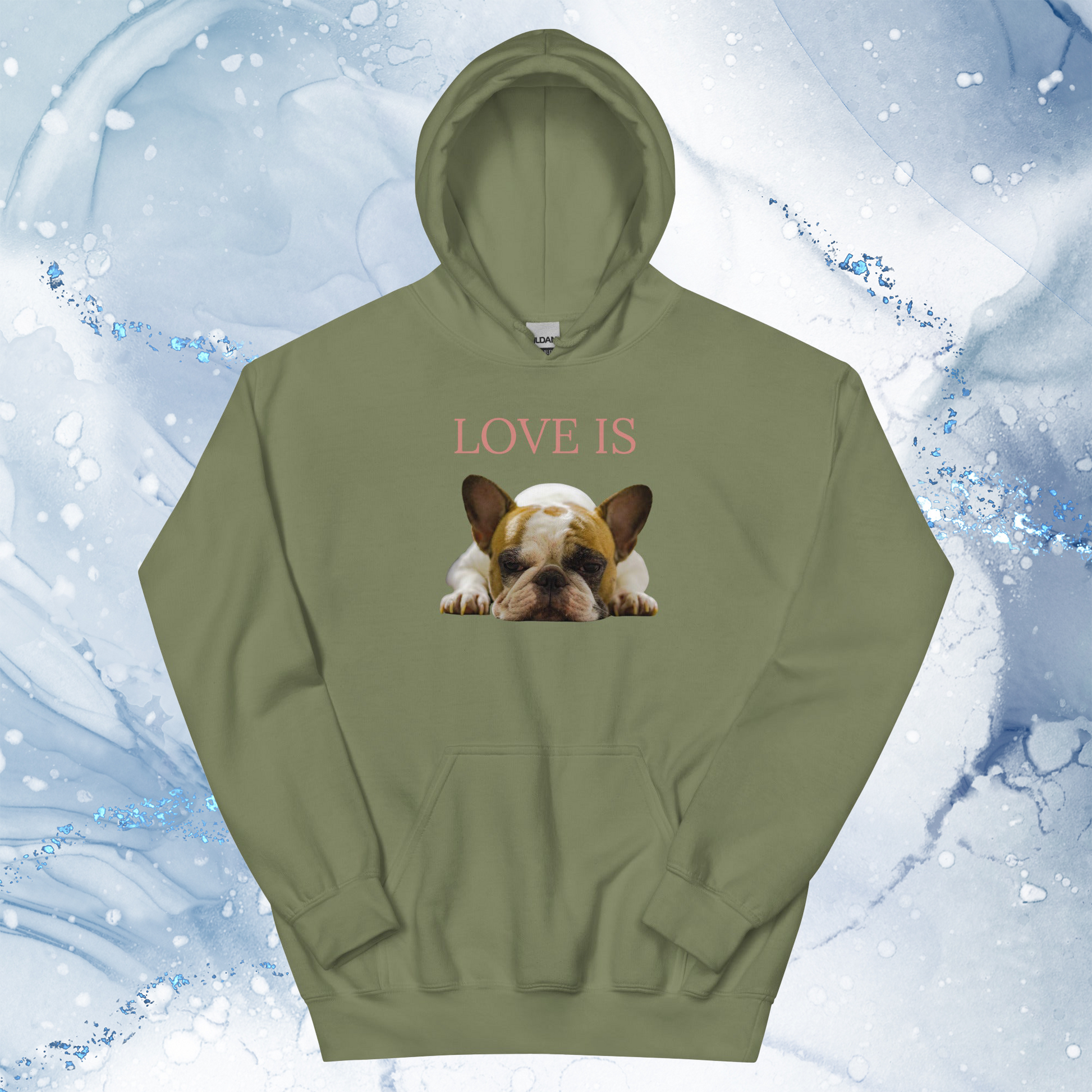 Love Is Hoodie for Men Gift For Women and Dog Lover