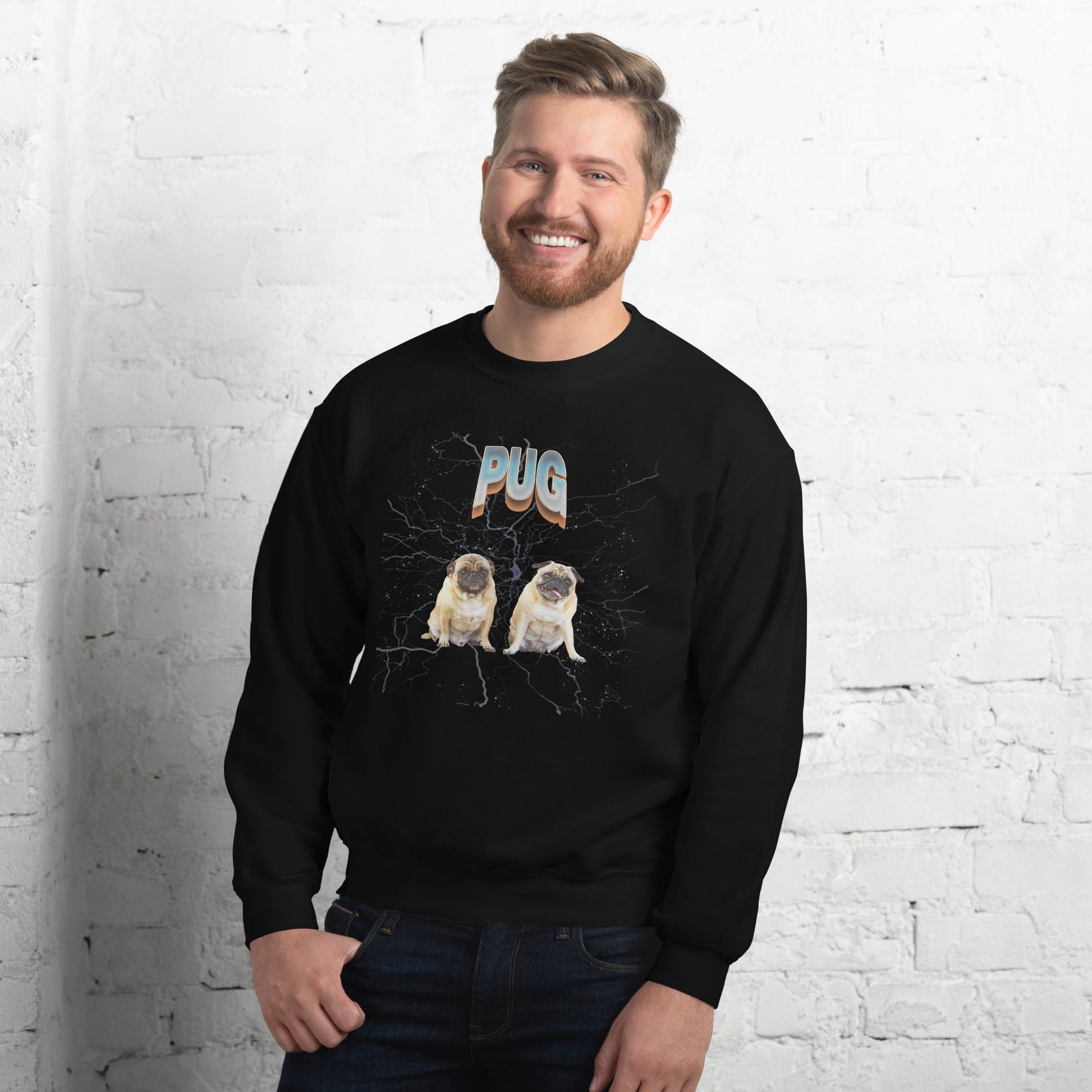 Lightning Sweatshirt for Men Gift For Women and Dog Lover