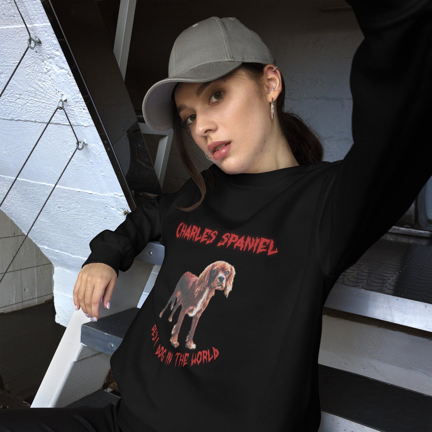 Red Hell Sweatshirt for Men Gift For Women and Dog Lover