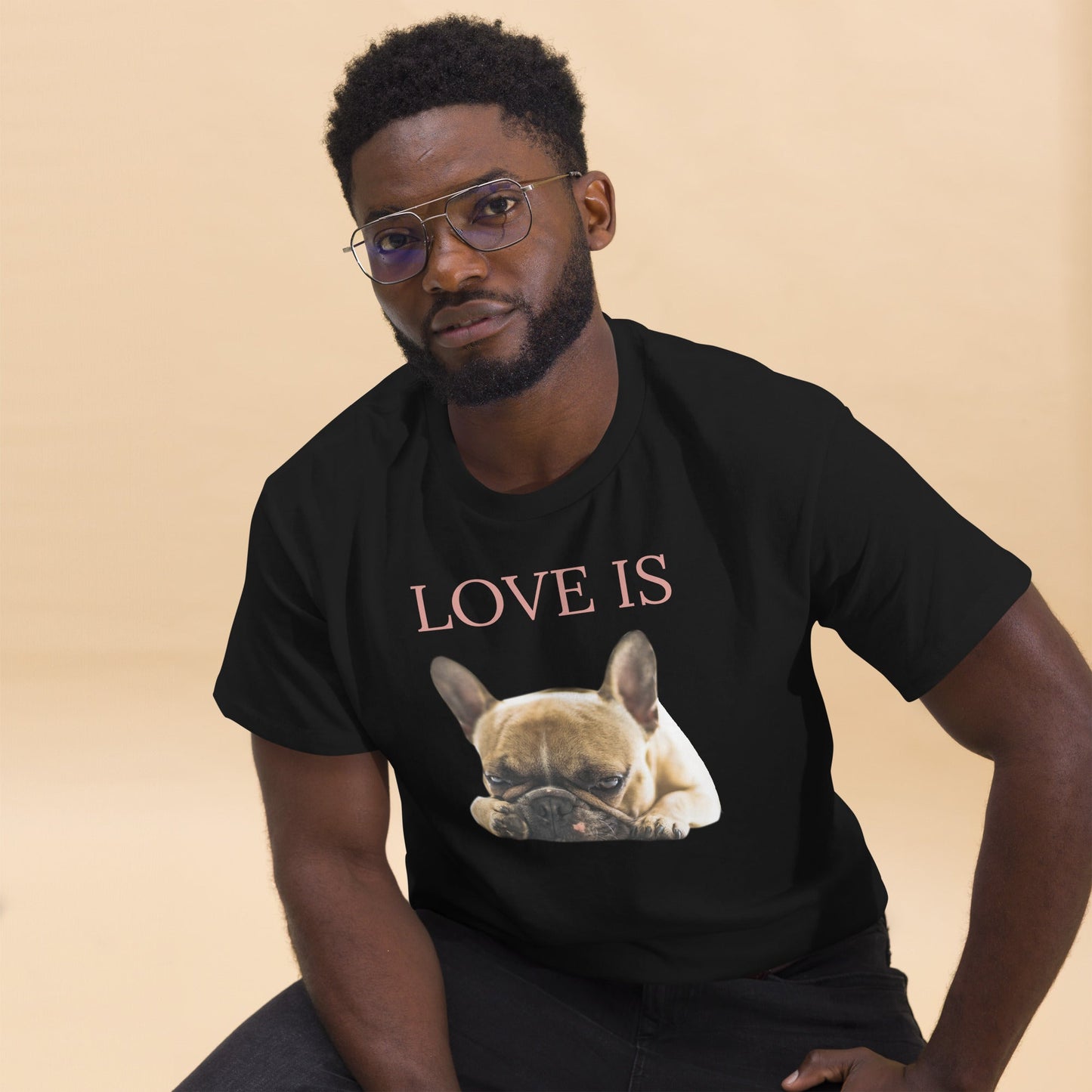 Love Is T-Shirt for Men Gift For Women and Dog Lover