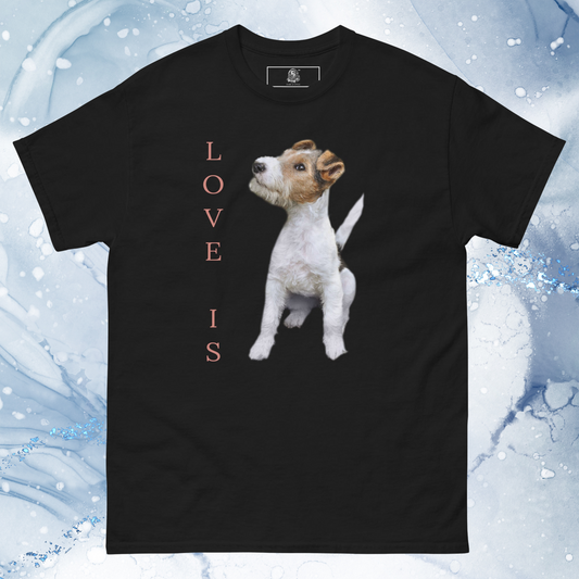 Love Is T-Shirt for Men Gift For Women and Dog Lover