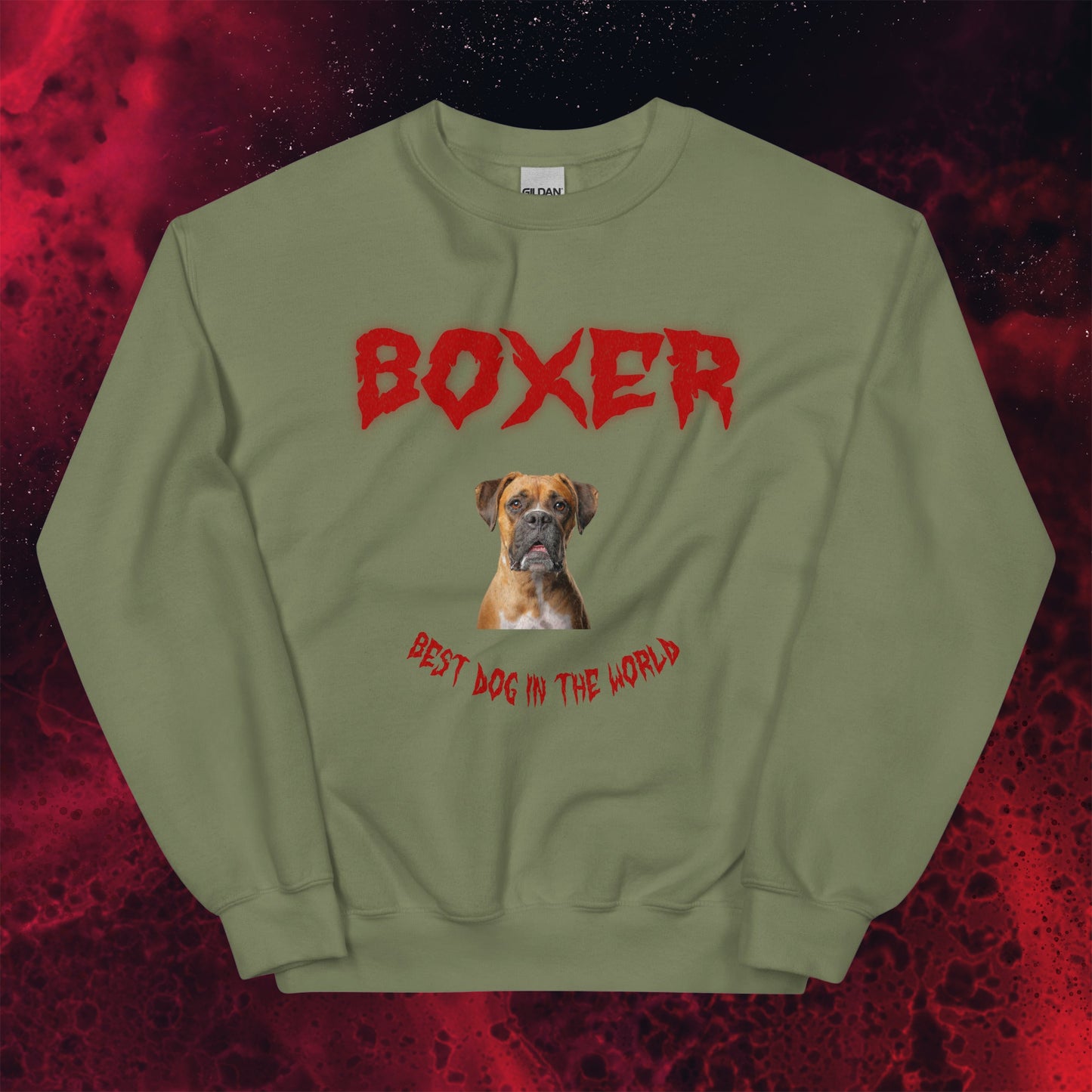 Red Hell Sweatshirt for Men Gift For Women and Dog Lover